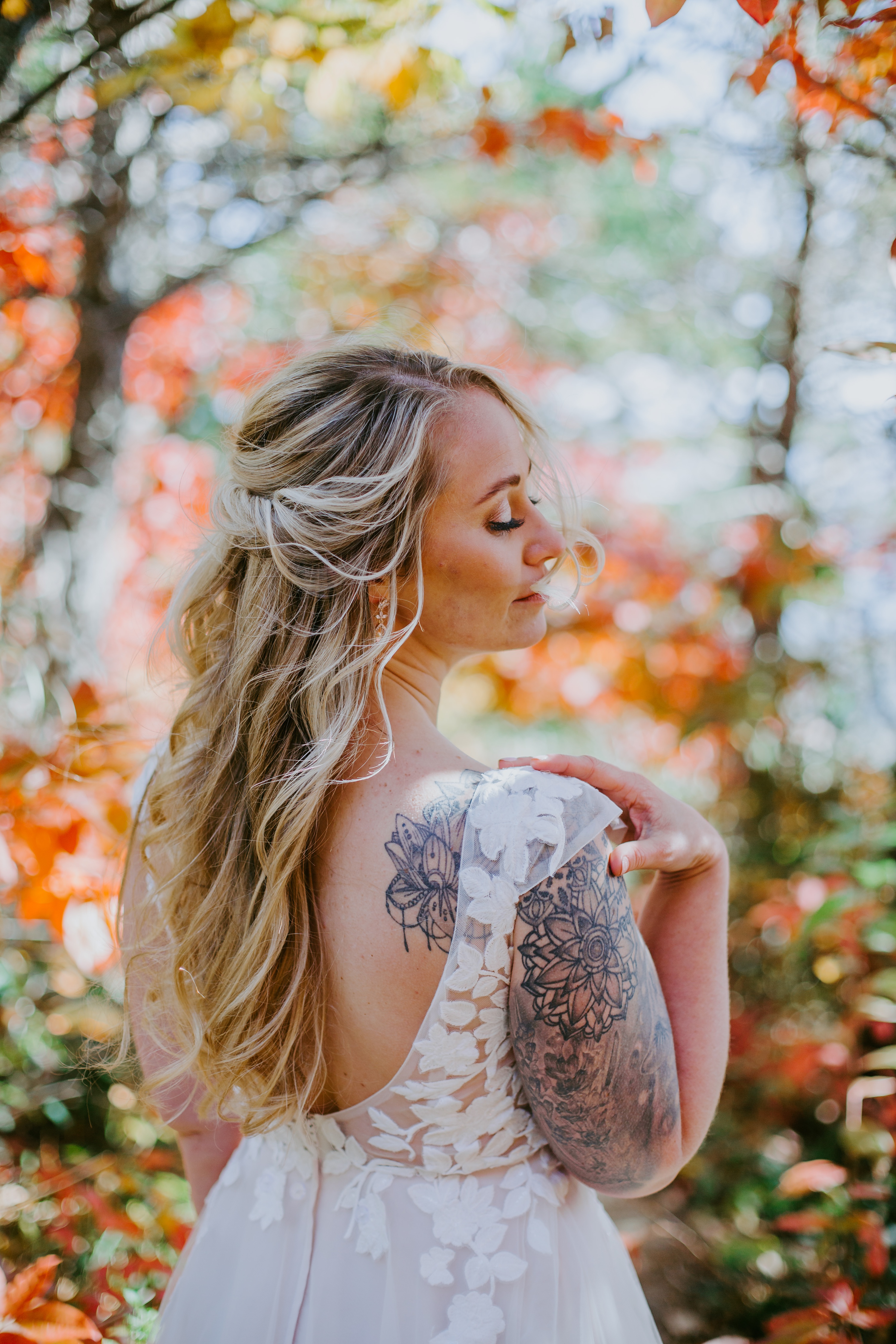 Example Shoot Title Tag North Carolina Elopement,Fall Elopement