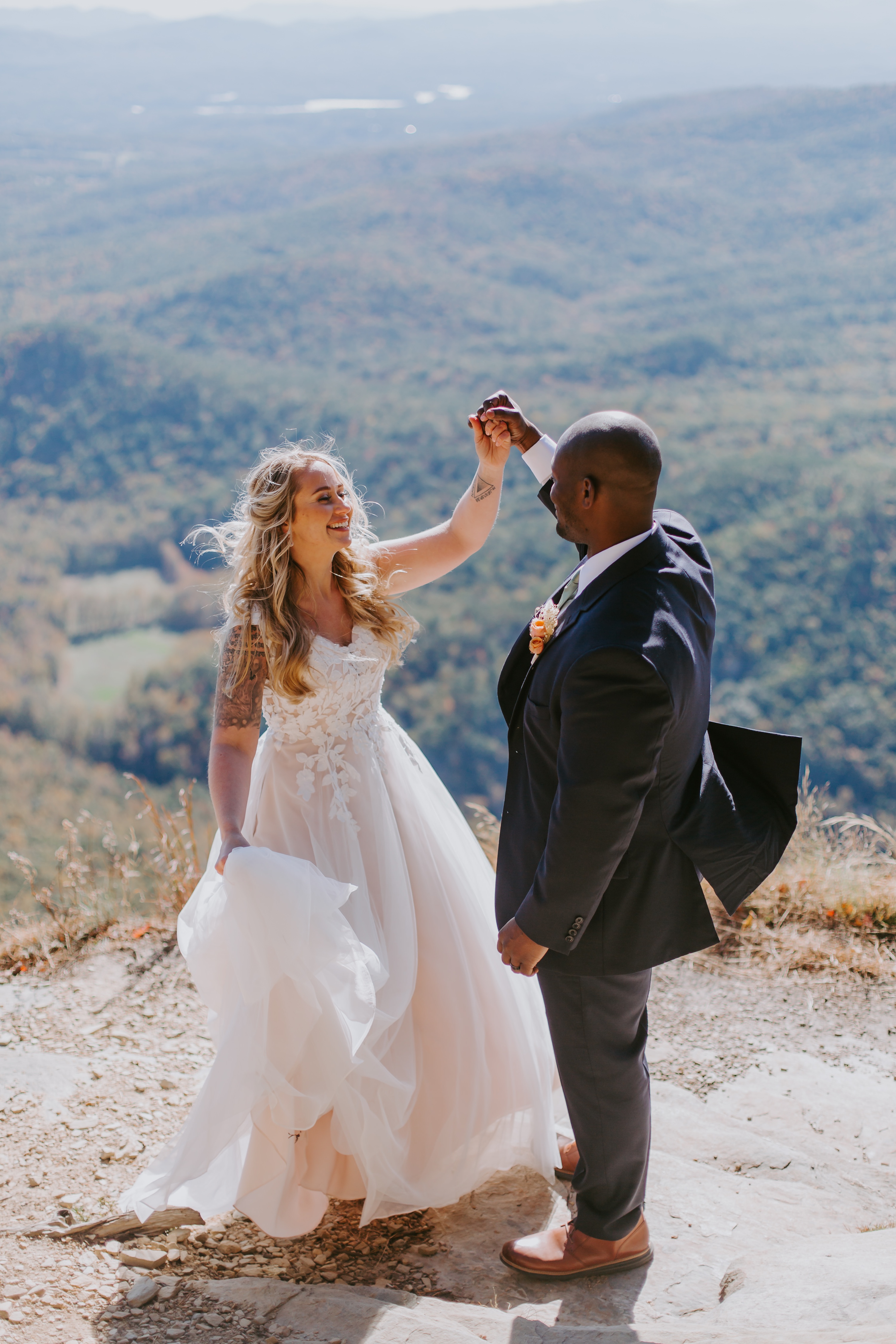 Example Shoot Title Tag Linville Gorge Elopement,Fall Leaves Wedding