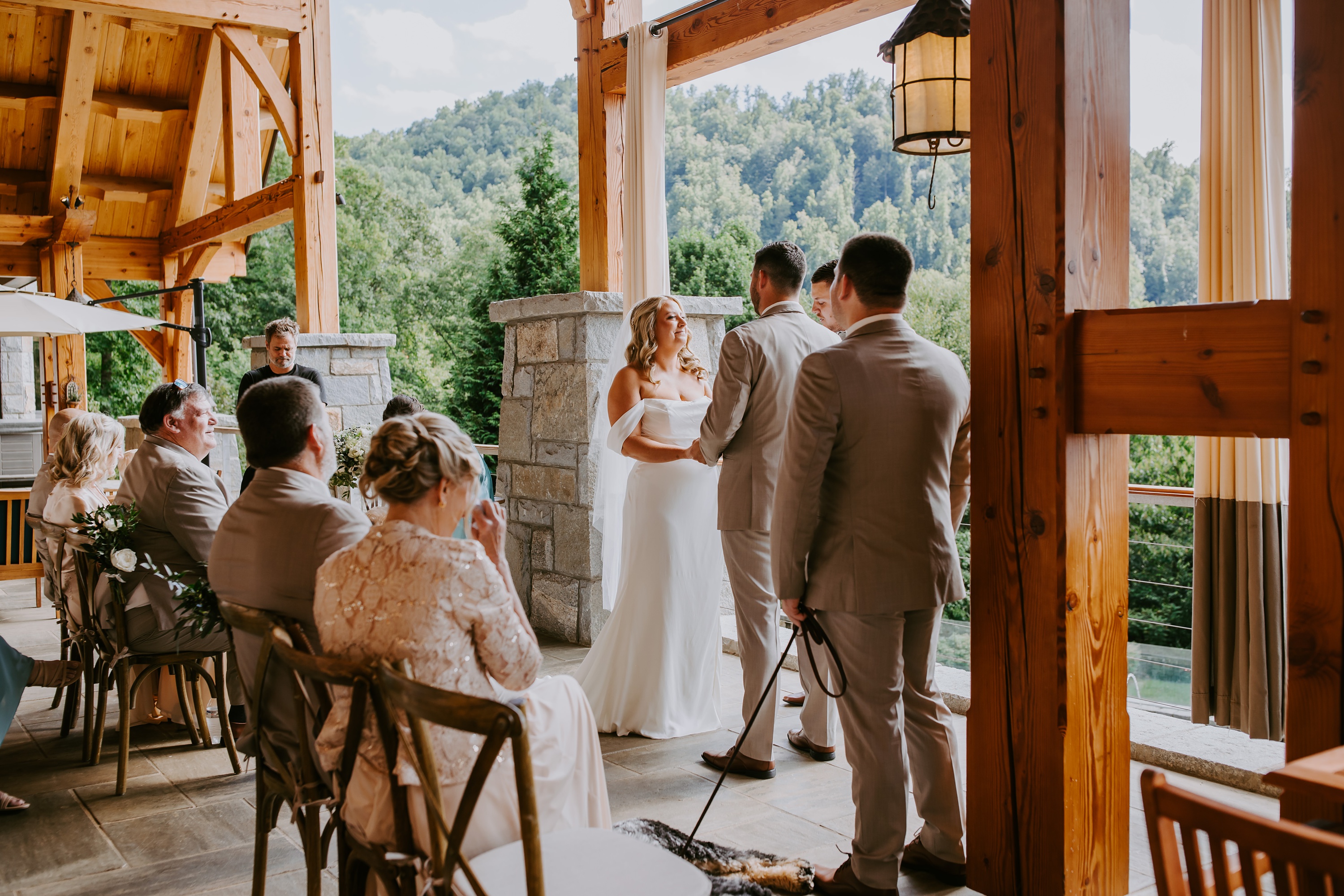 Luxury Cabin Wedding Asheville,Asheville Cabin Elopement,Luxury Mountain Cabin Elopement