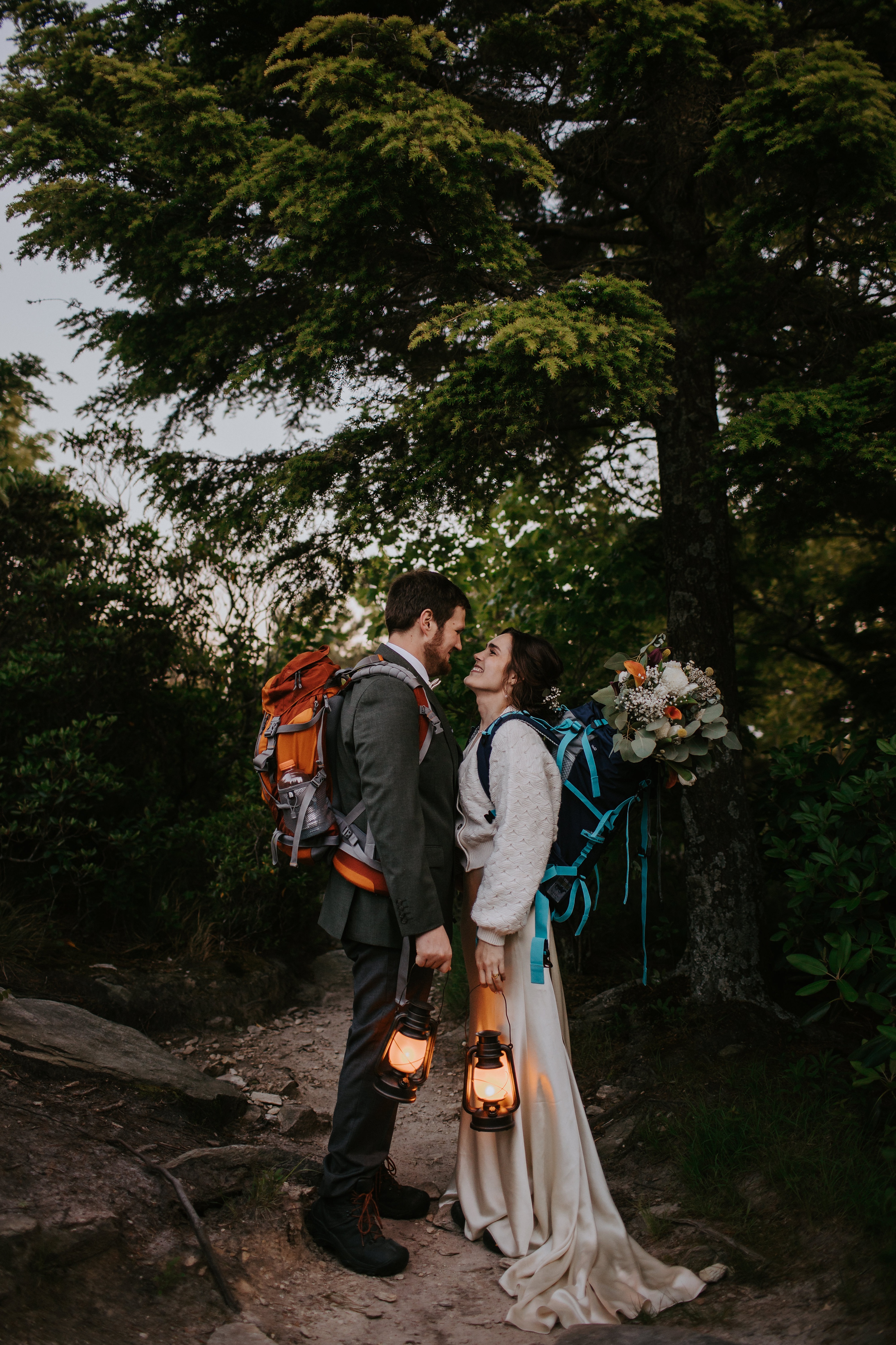 Example Shoot Title Tag Blue Ridge Mountains,North Carolina Elopement