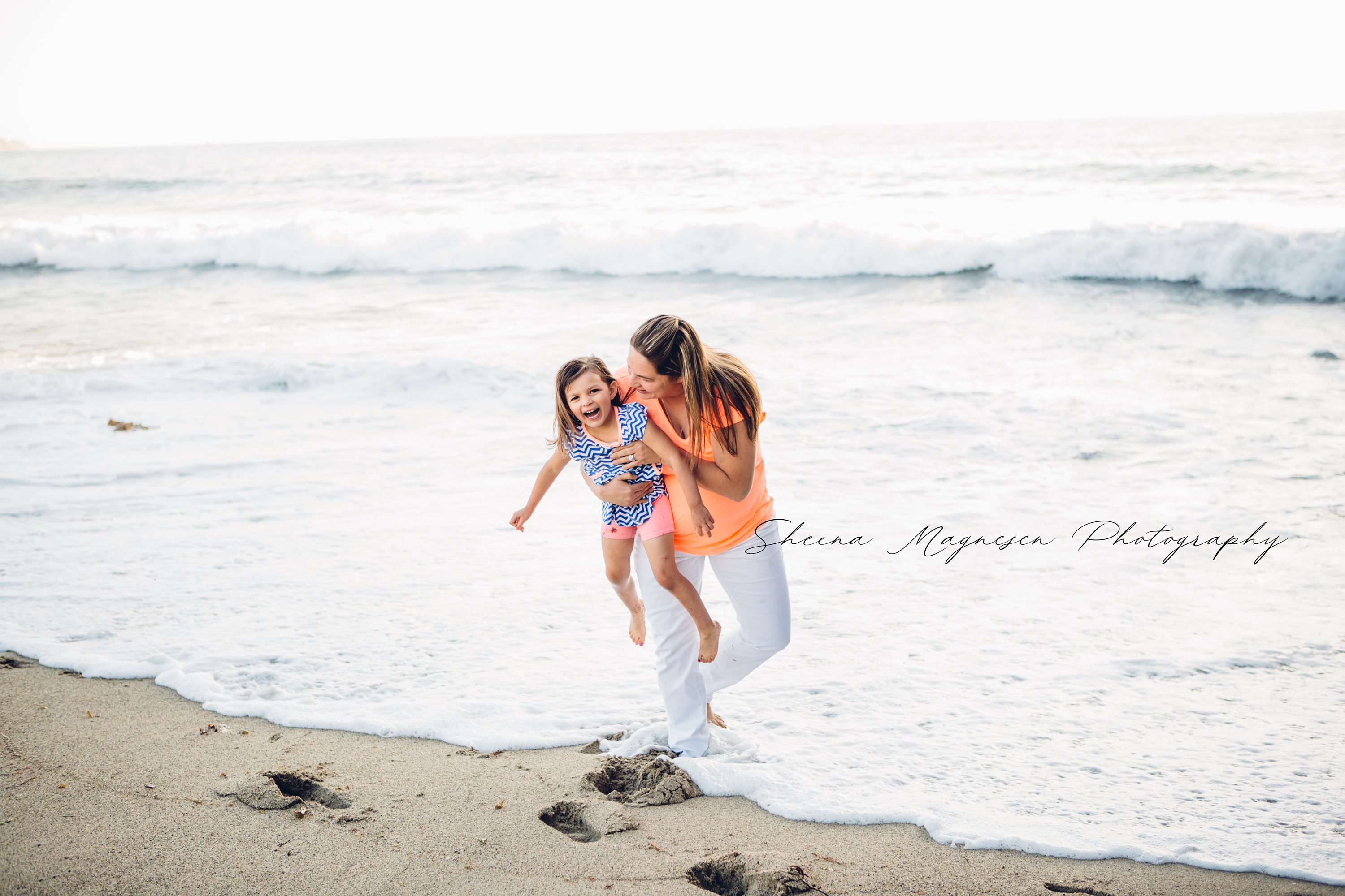 Southern California Beach Family Session with Sheena Magnesen Photography,Sunset Beach Session