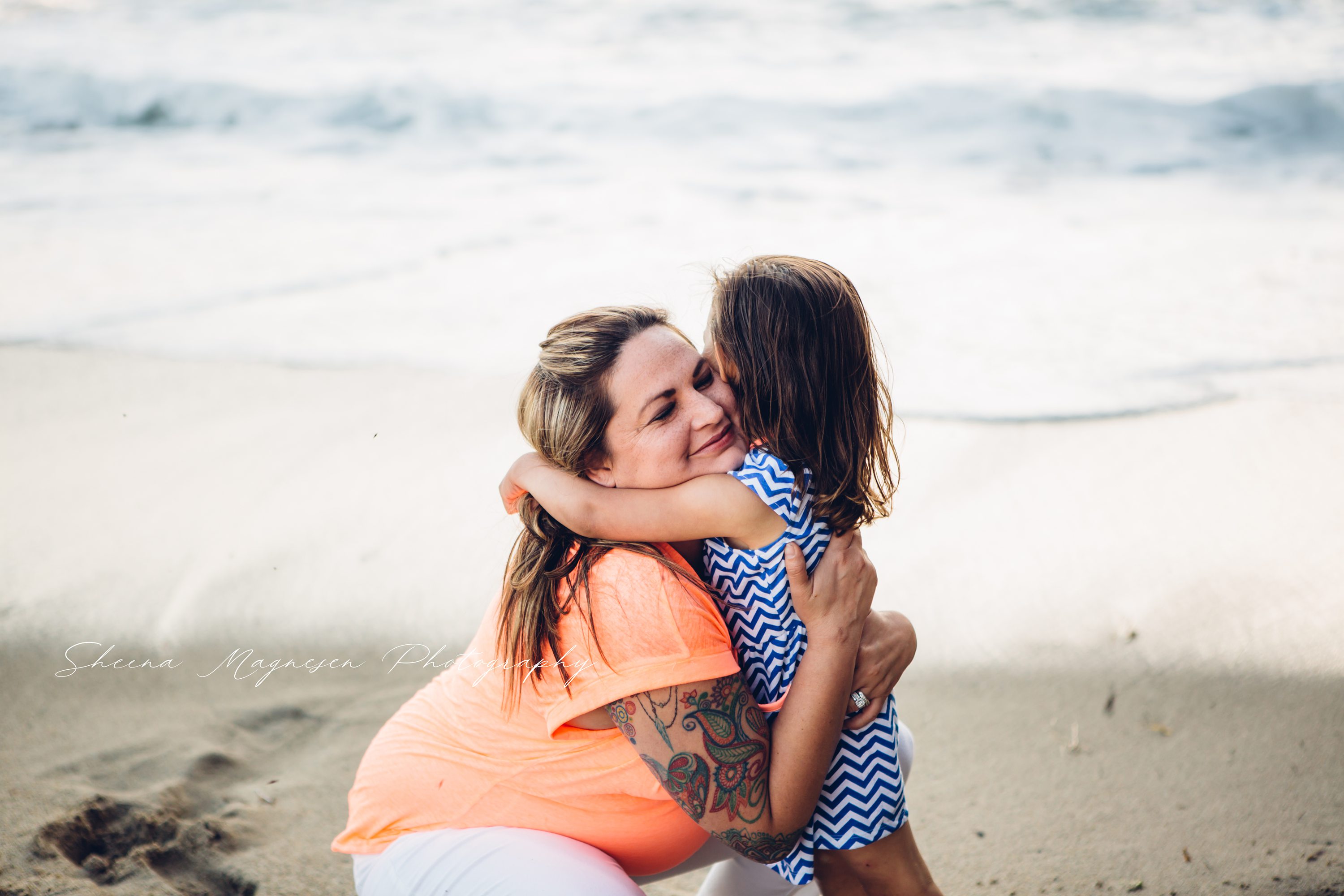 Southern California Beach Family Session with Sheena Magnesen Photography,Sunset Beach Session