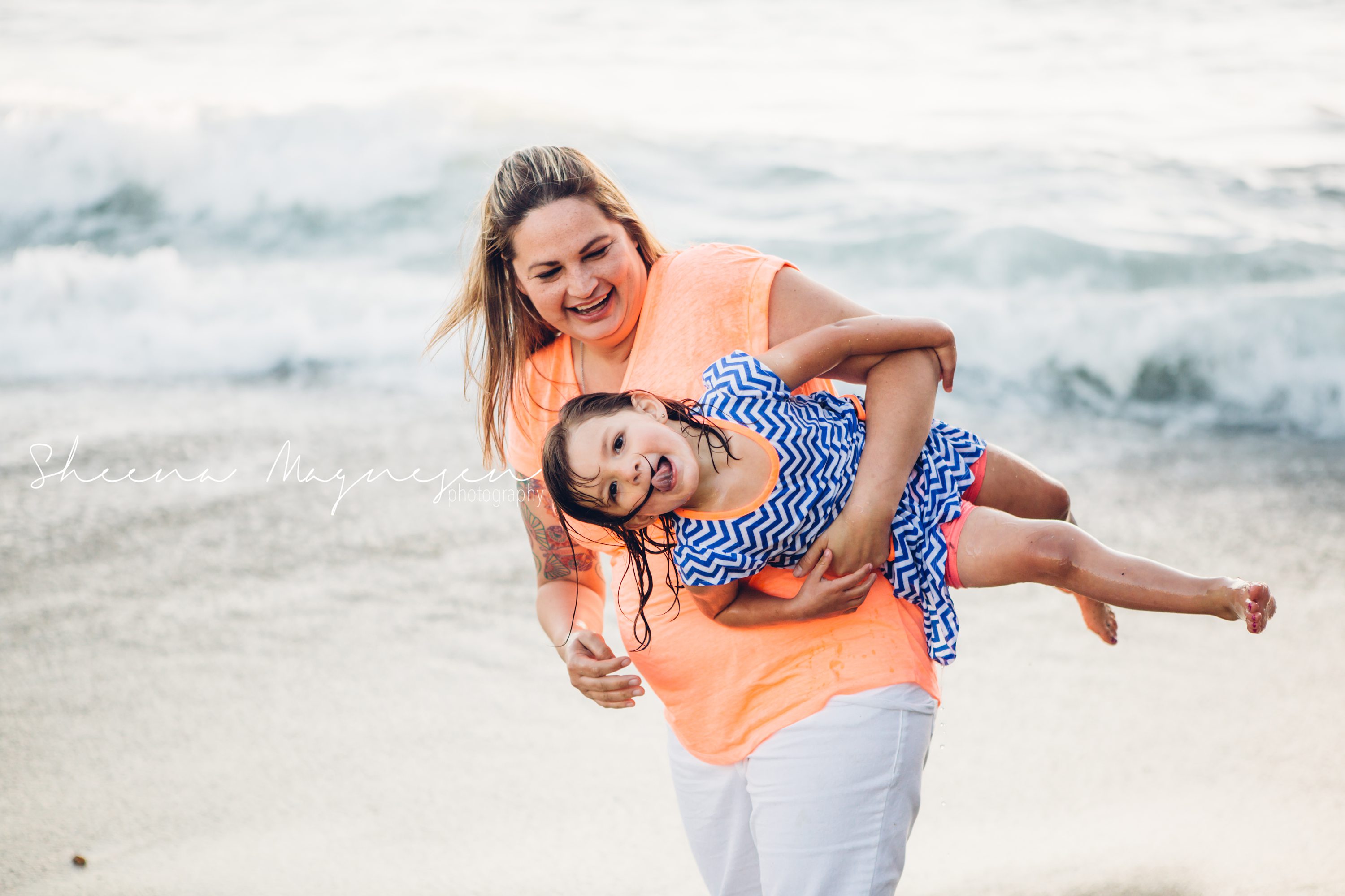 Southern California Beach Family Session with Sheena Magnesen Photography,Sunset Beach Session