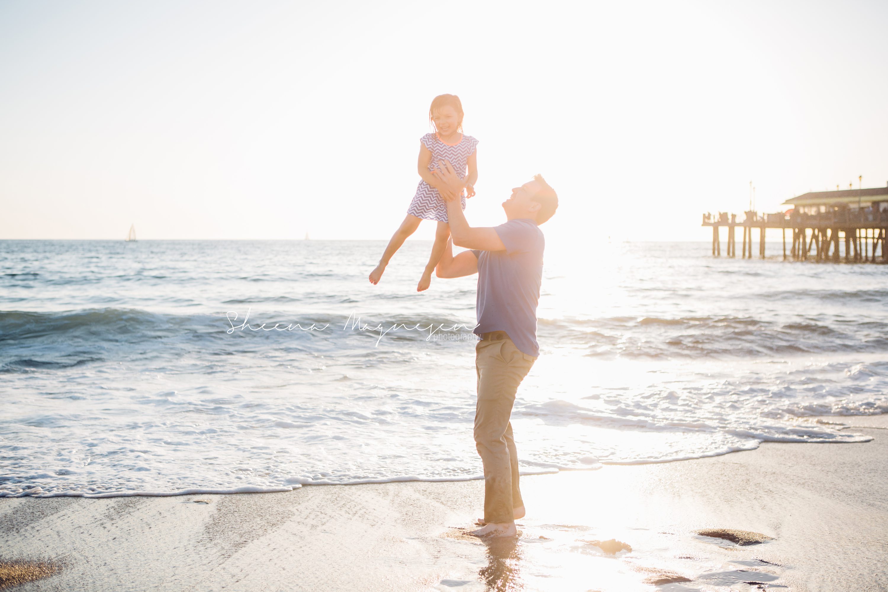 Southern California Beach Family Session with Sheena Magnesen Photography,Sunset Beach Session