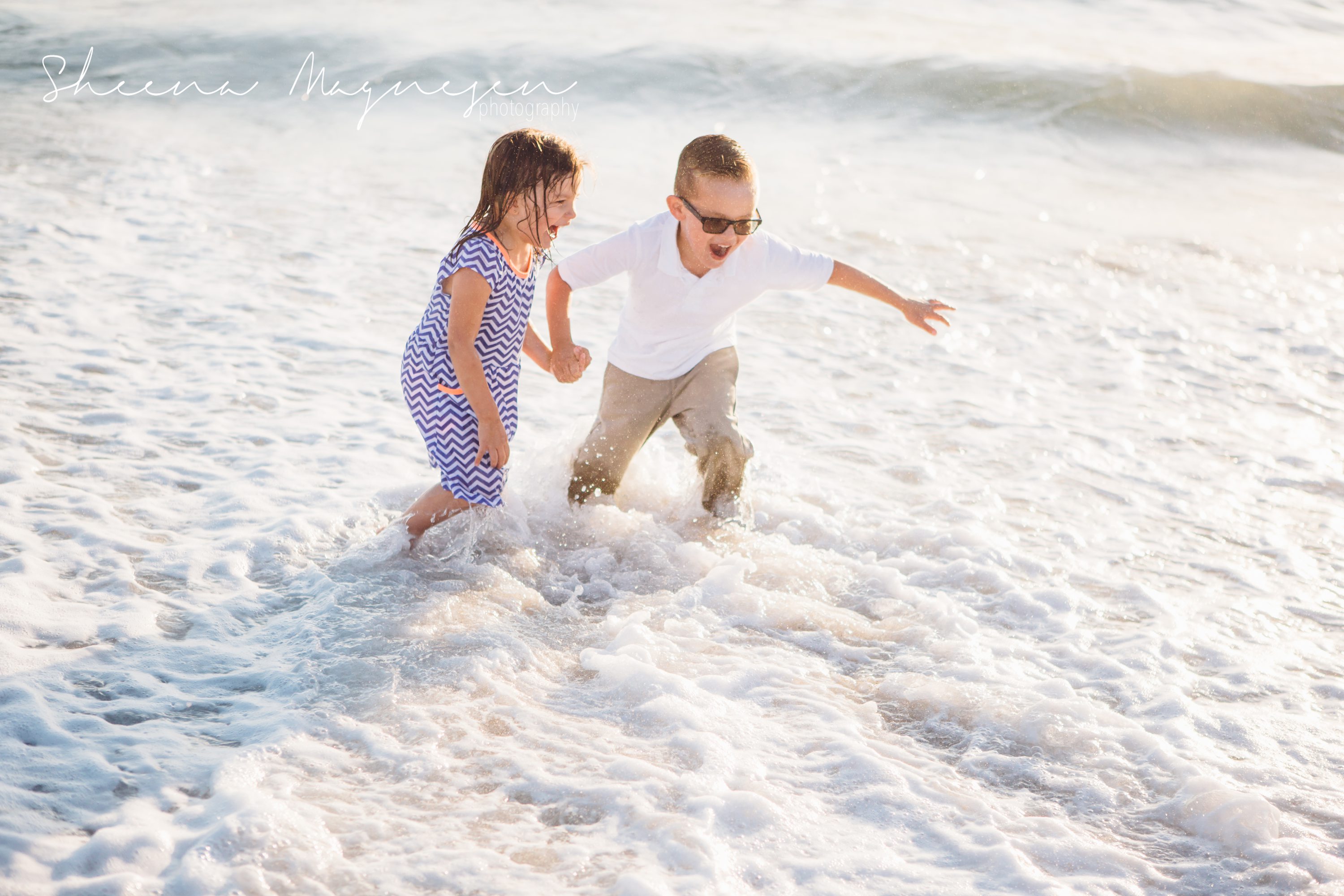 Southern California Beach Family Session with Sheena Magnesen Photography,Sunset Beach Session