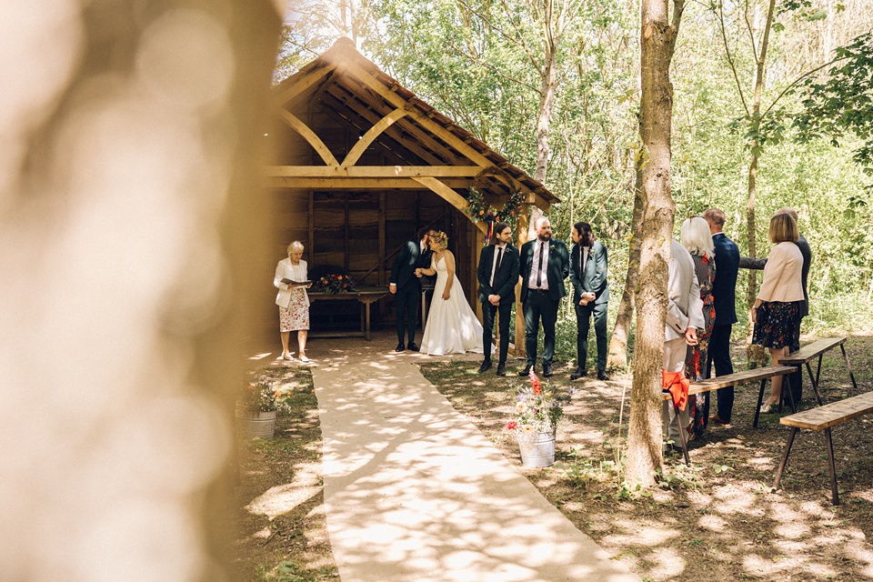 Colourful wedding photographer,Alpheton Hall Barns