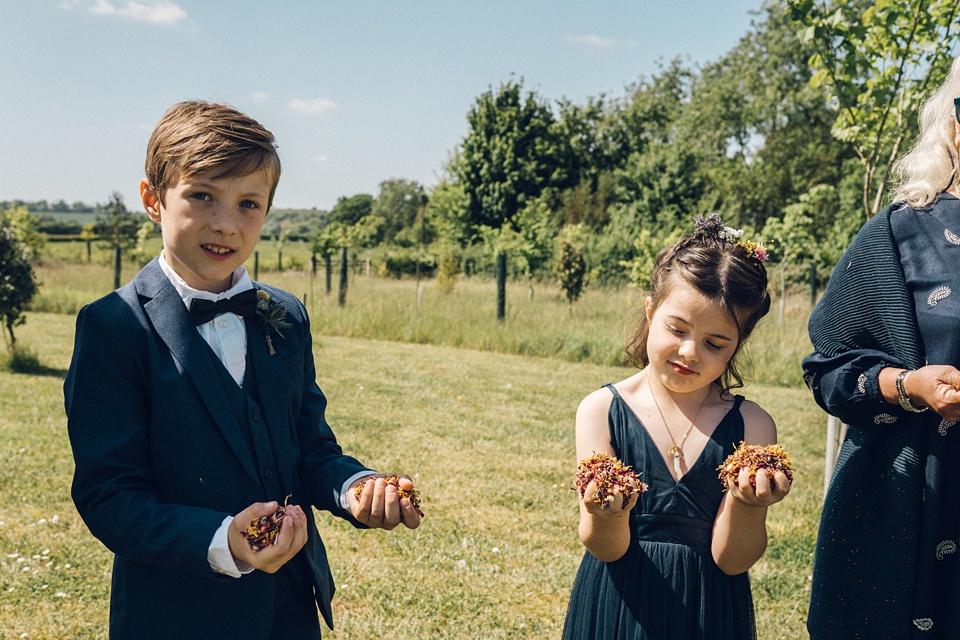 Fun wedding photographer,Colourful woodland wedding