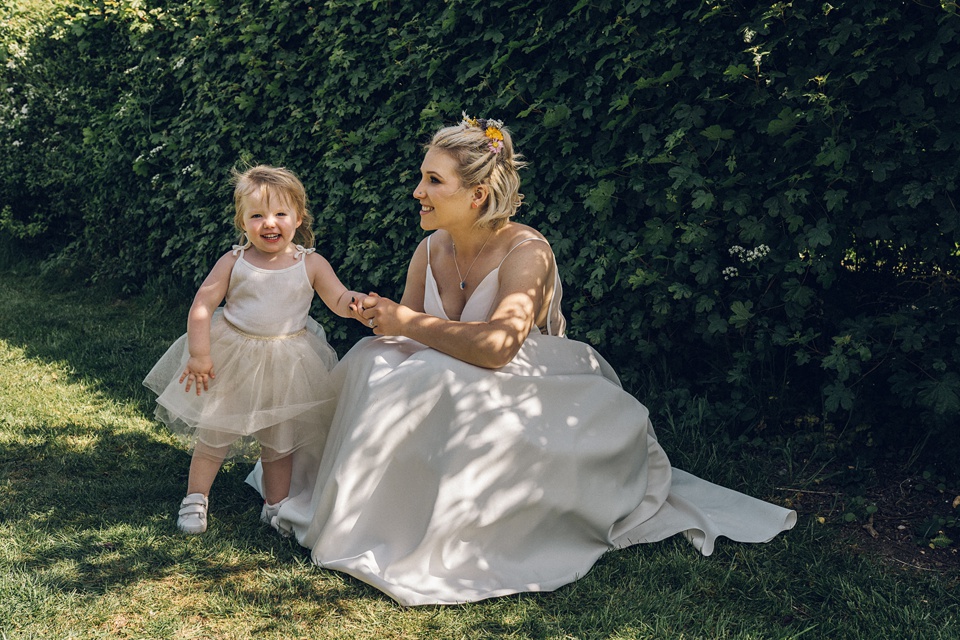 Colourful woodland wedding,Fun wedding photography