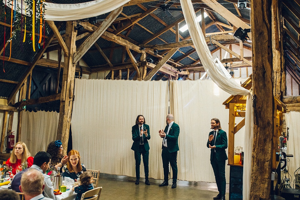 Fun wedding photographer,alpheton barns wedding