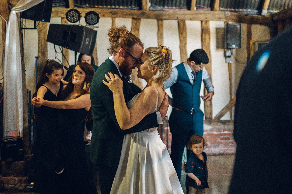 Woodland wedding,Colourful woodland wedding