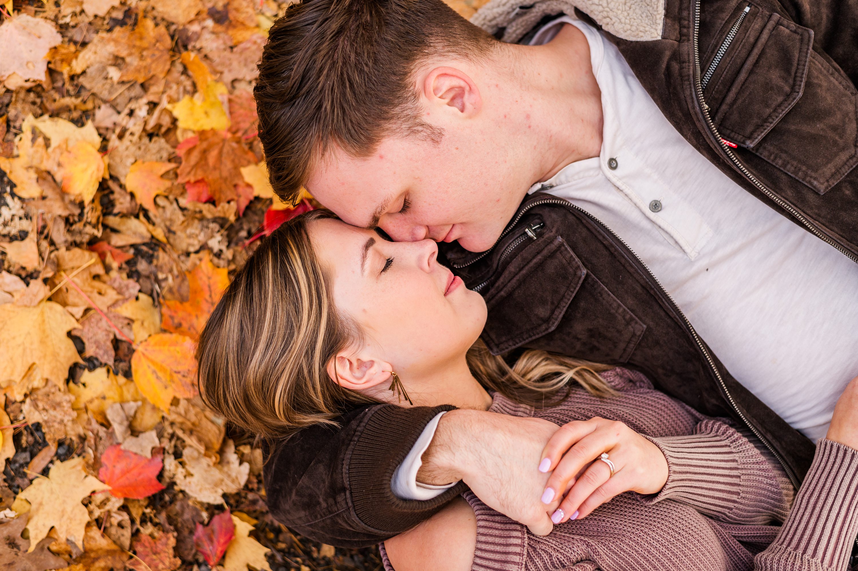 Fall Interstate State Park Engagement - Erica Johanna Photography