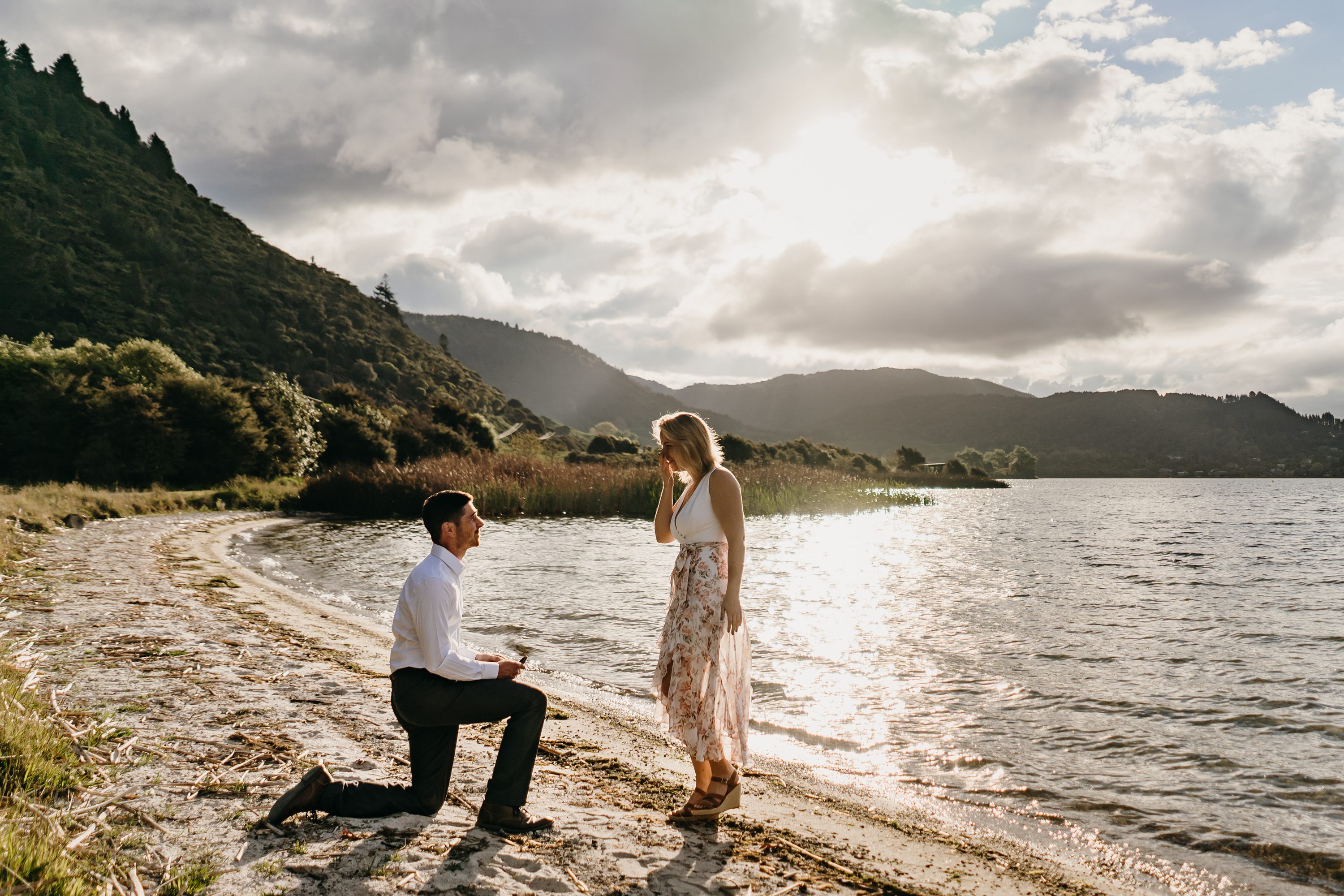 Lake Okareka Photographer,Surprise Proposal