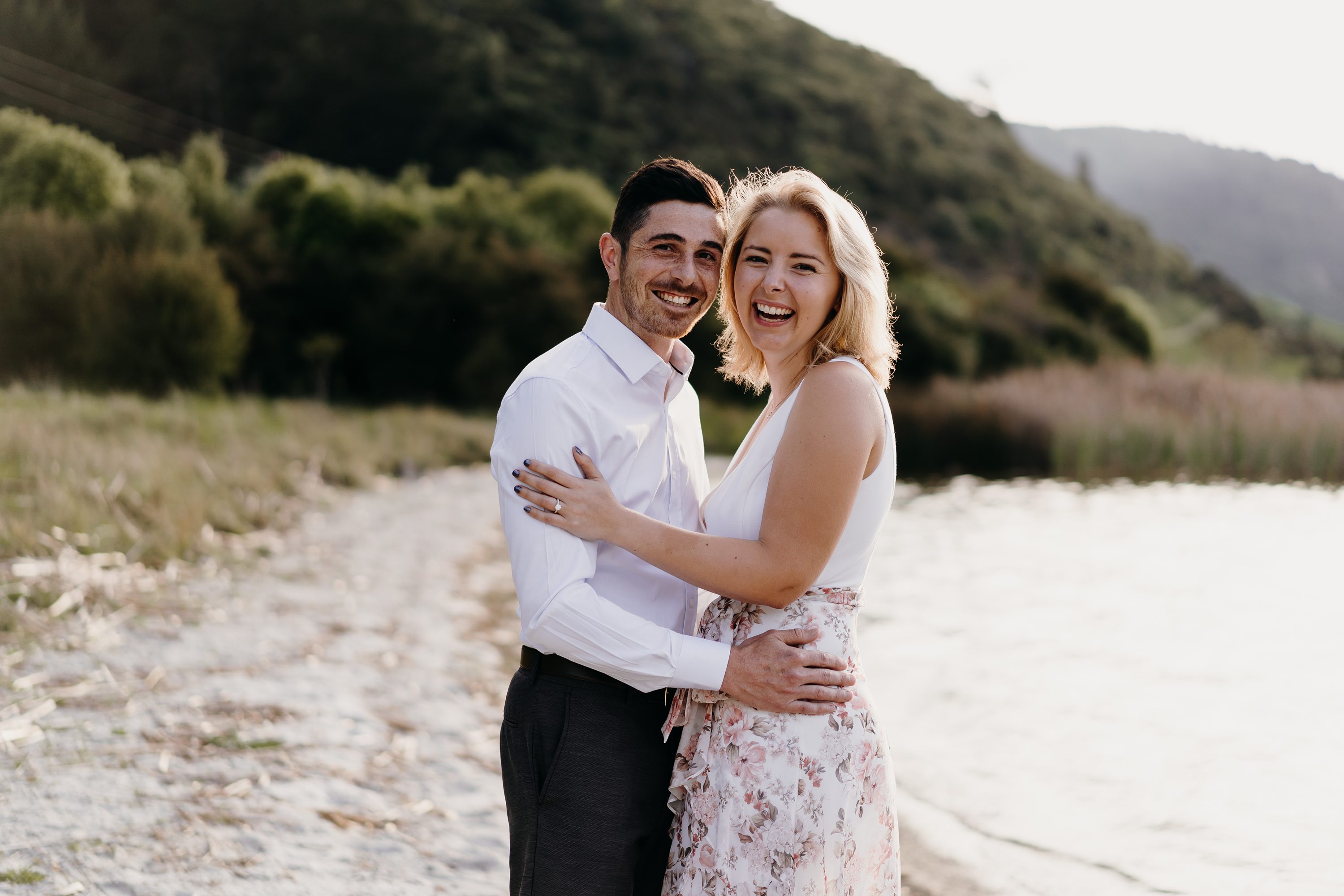 Lakeside Engagement,Rotorua Wedding Photographer