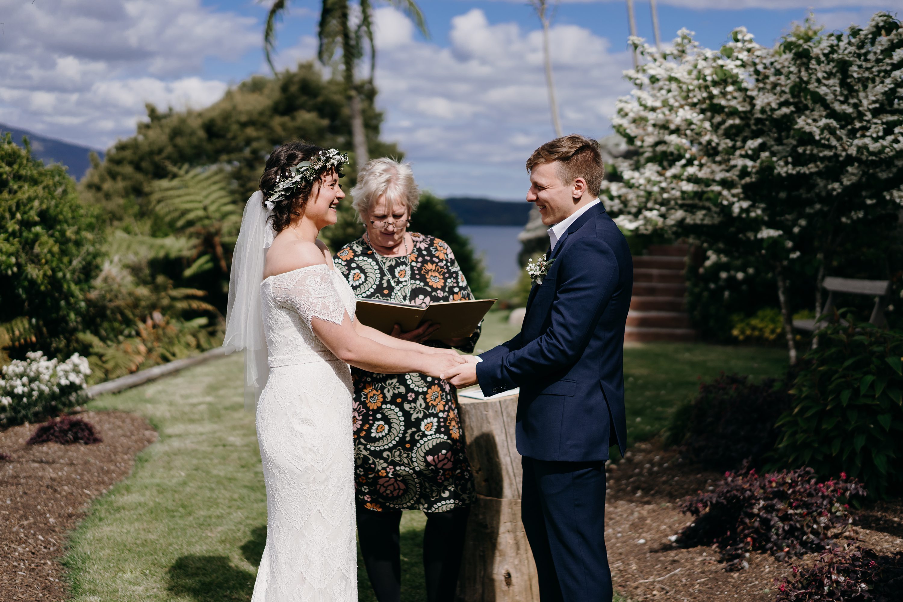 Spencer Lodge Tarawera,Intimate Wedding Photography Package,Wedding Ceremony