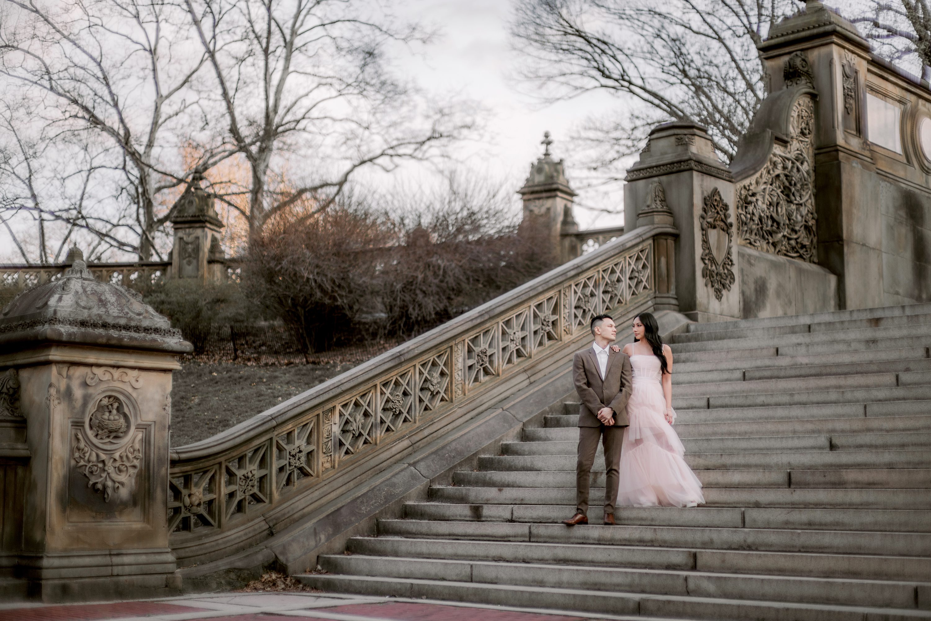 Bethesda Terrace and Fountain Winter Photoshoot 