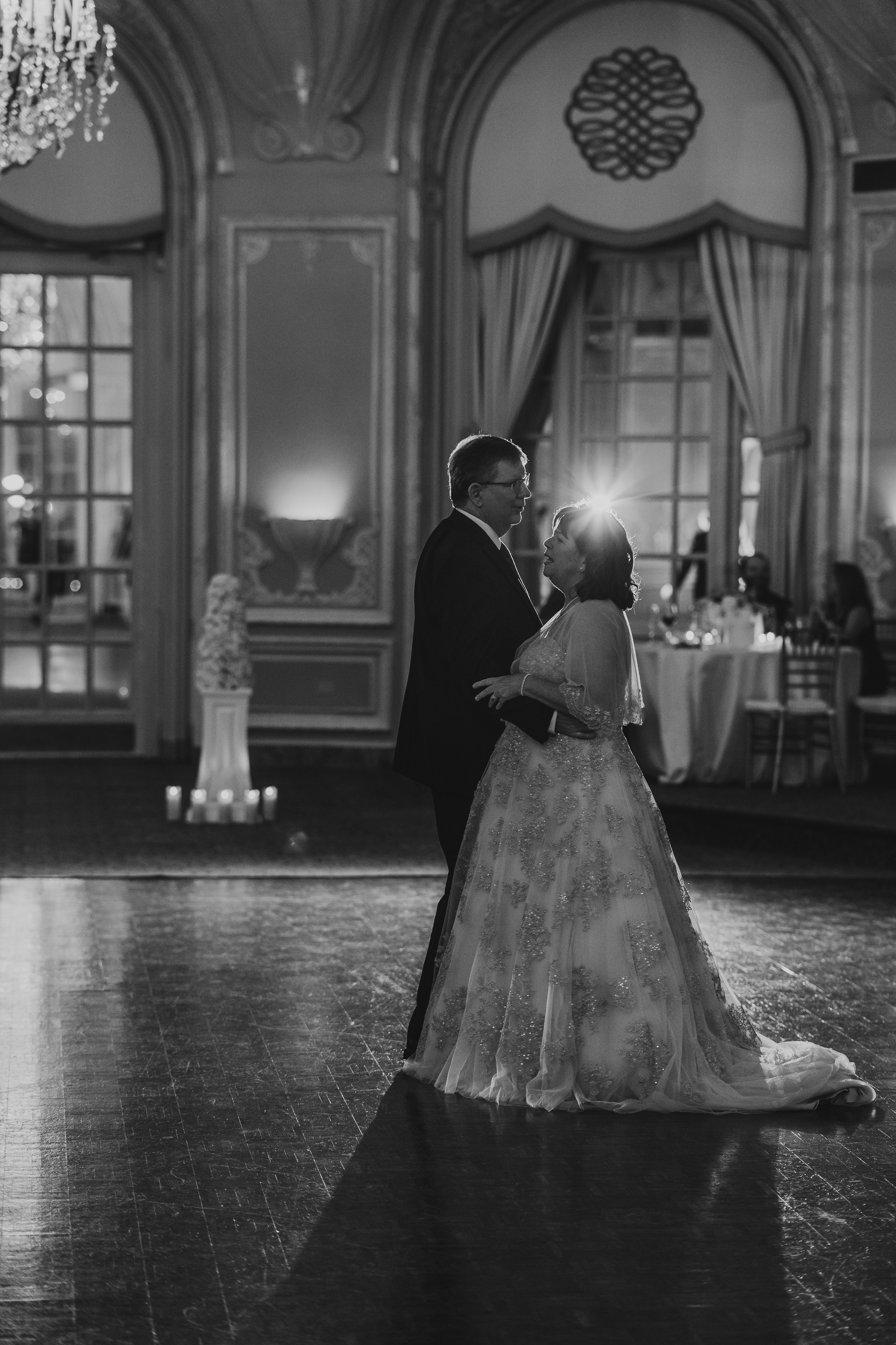 New England  Wedding Photographer,fairmont copley plaza,first dance,black and white first dance