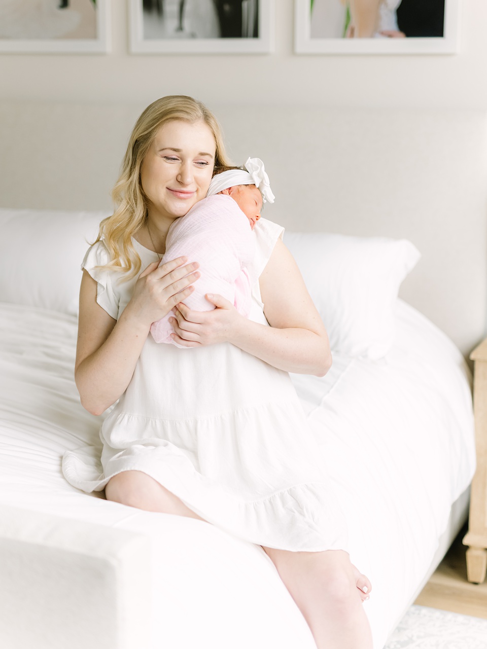 Example Shoot Title Tag newborn portraits,in home session