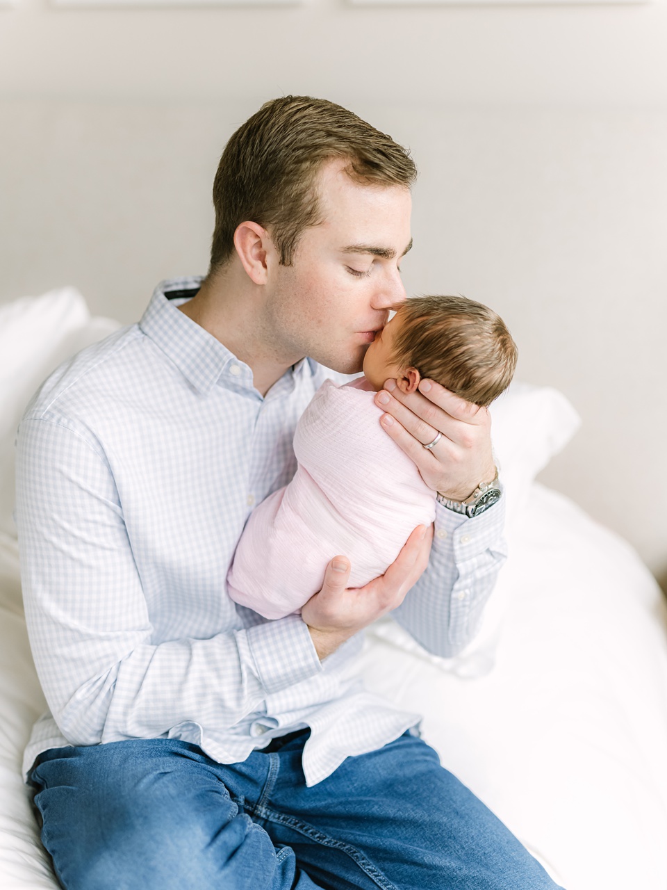 Example Shoot Title Tag stylish newborn photography,plano in-home newborn photographer