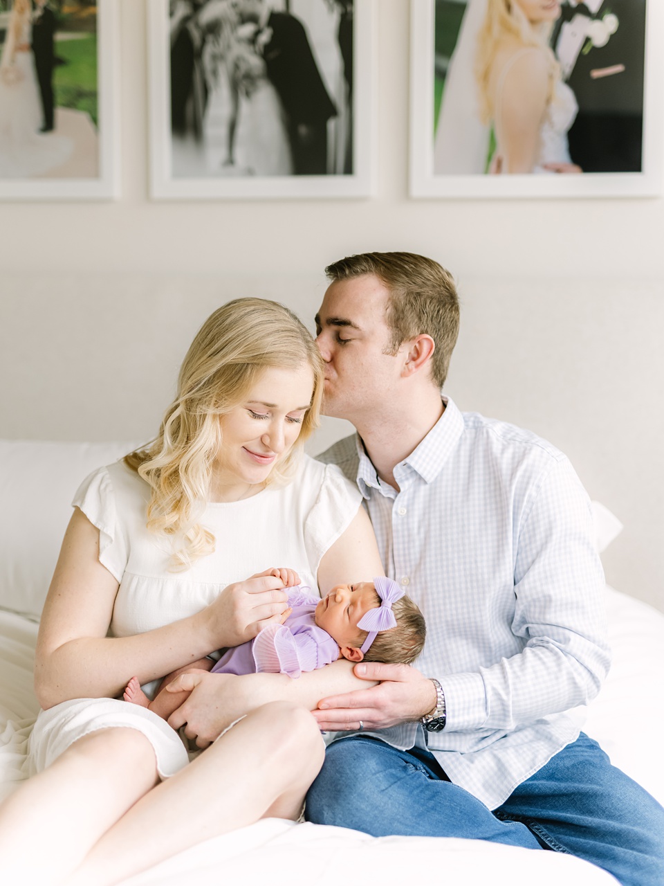Example Shoot Title Tag modern in-home baby photos