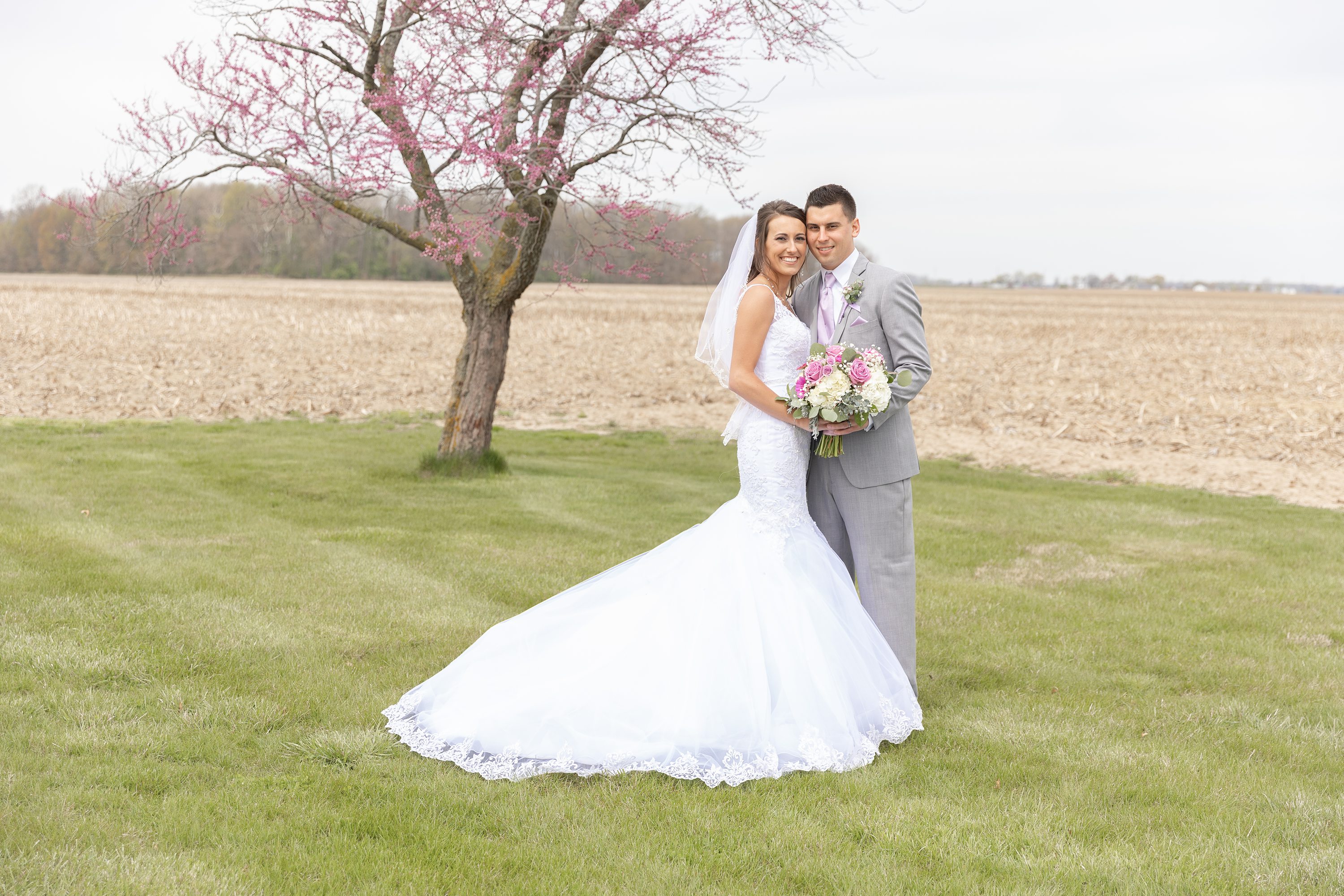 howard-miami mennonite church,spring blossom wedding
