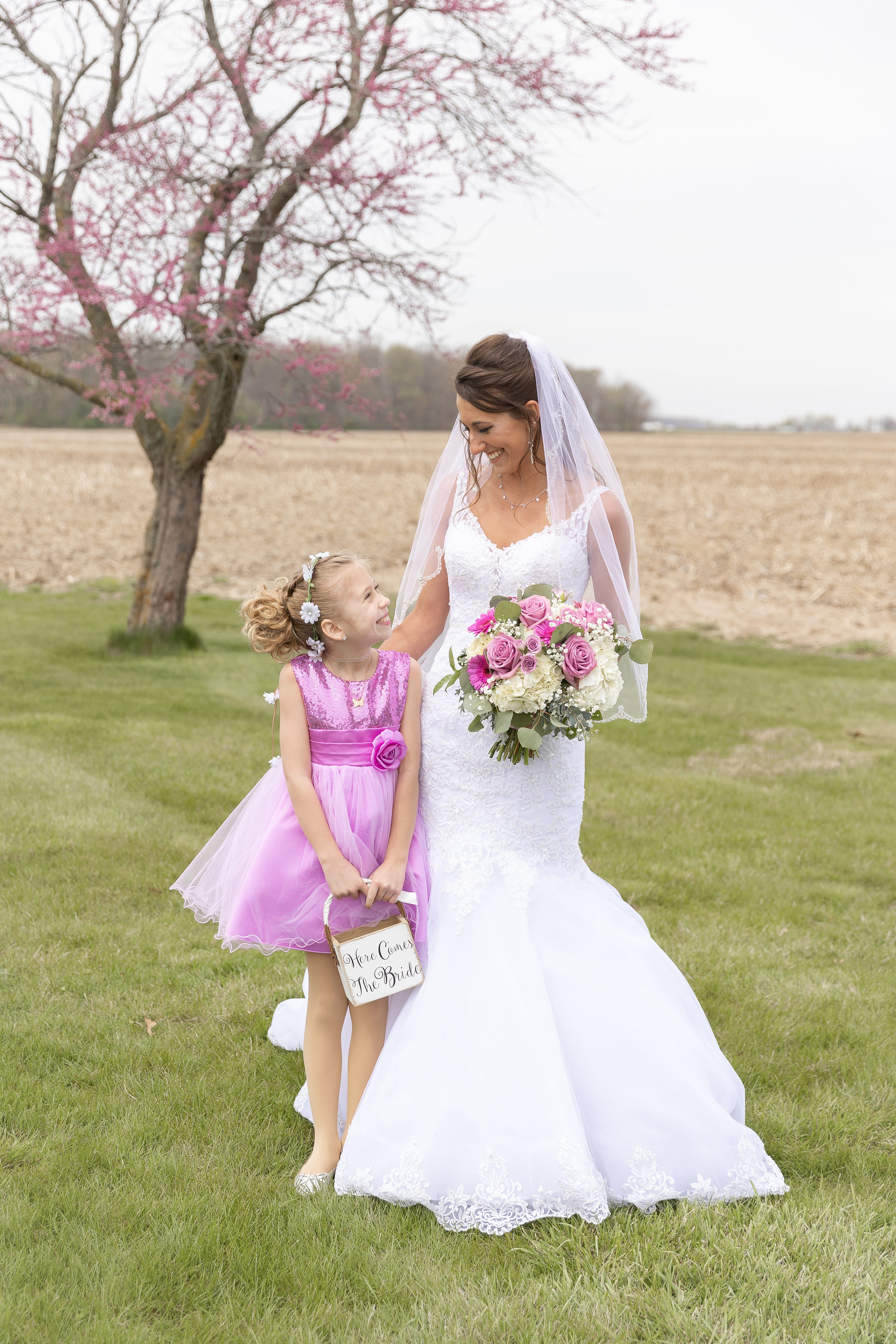 spring blossom wedding,kokomo wedding photographer