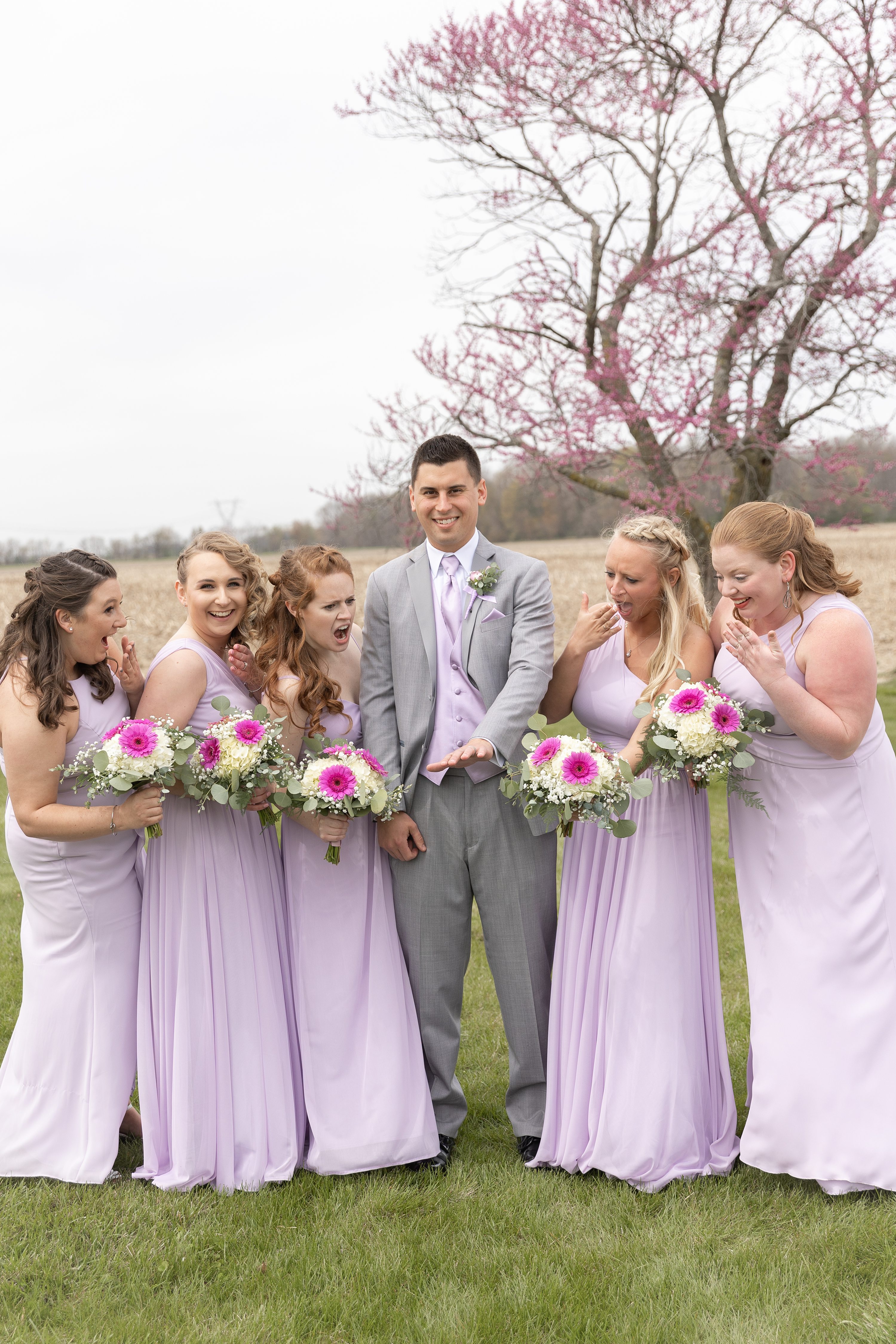spring blossom wedding,howard-miami mennonite church