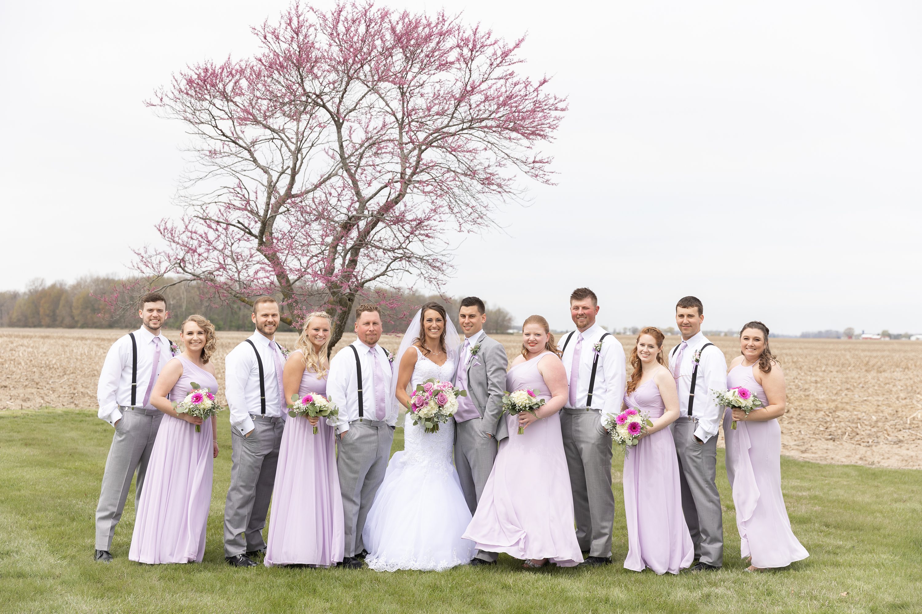 spring blossom wedding,kokomo wedding photographer