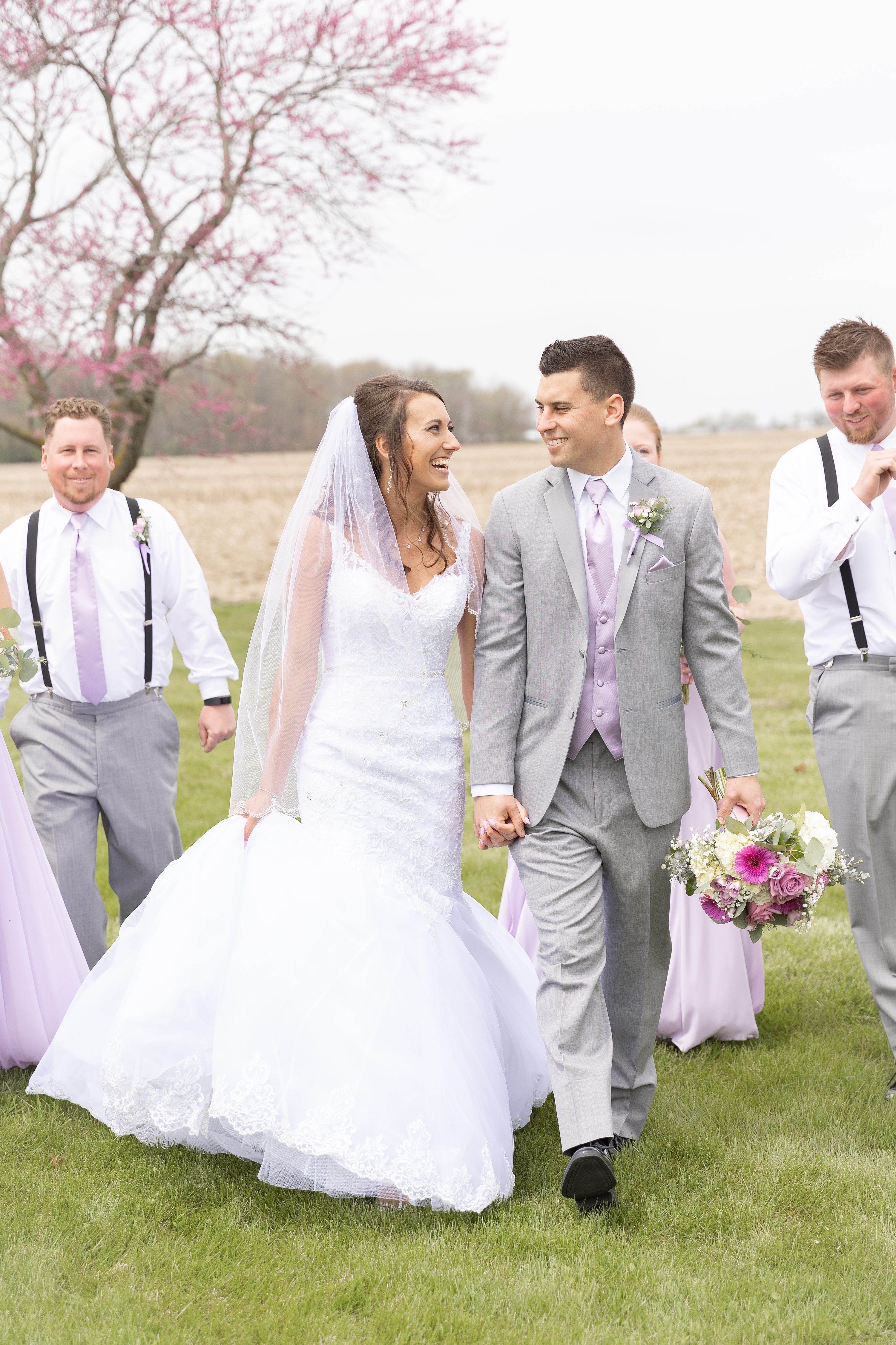 howard-miami mennonite church,spring blossom wedding