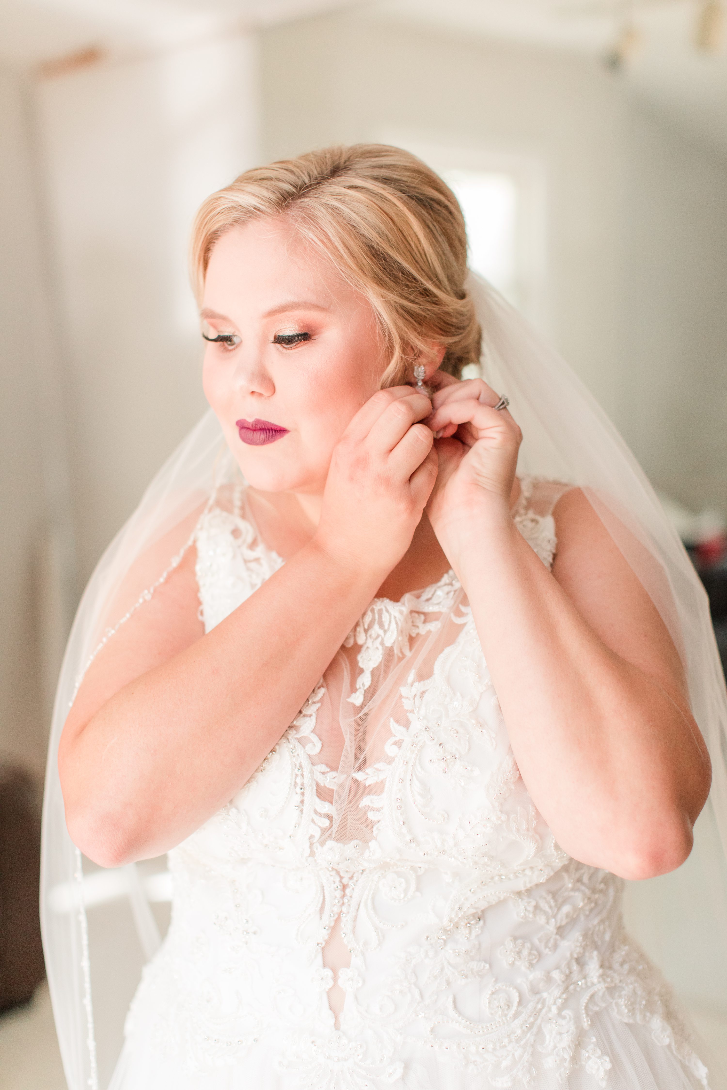 Pink and white bridal bouquet,Staley NC Wedding