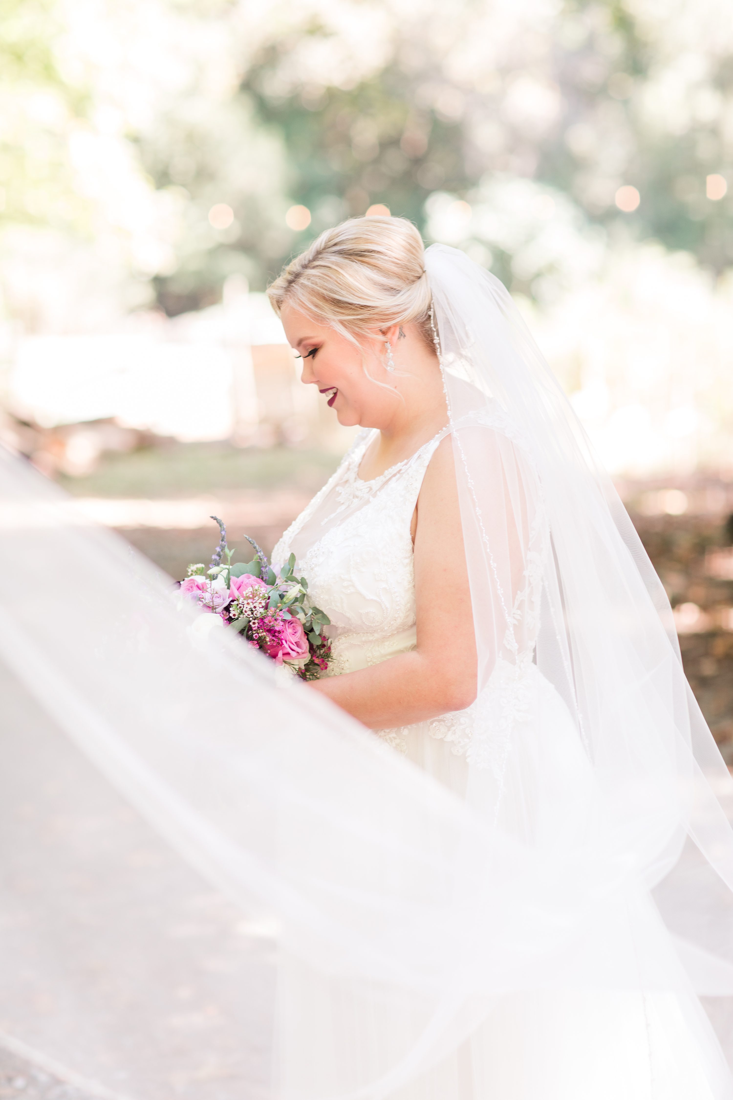 Pink and white bridal bouquet, pink and white wedding bouquet.