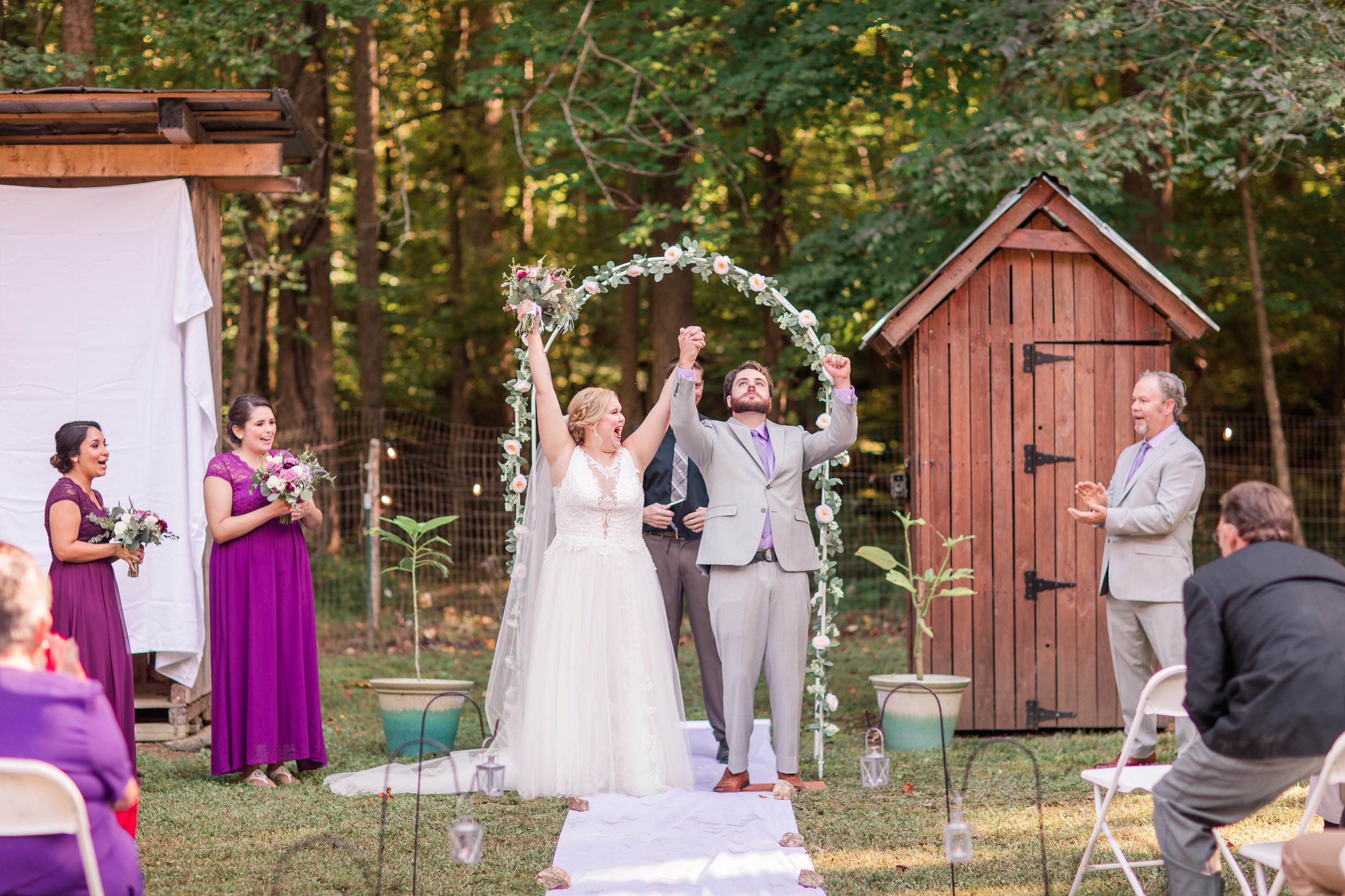  Jennifer B Photography,Purple bridemaids dresses