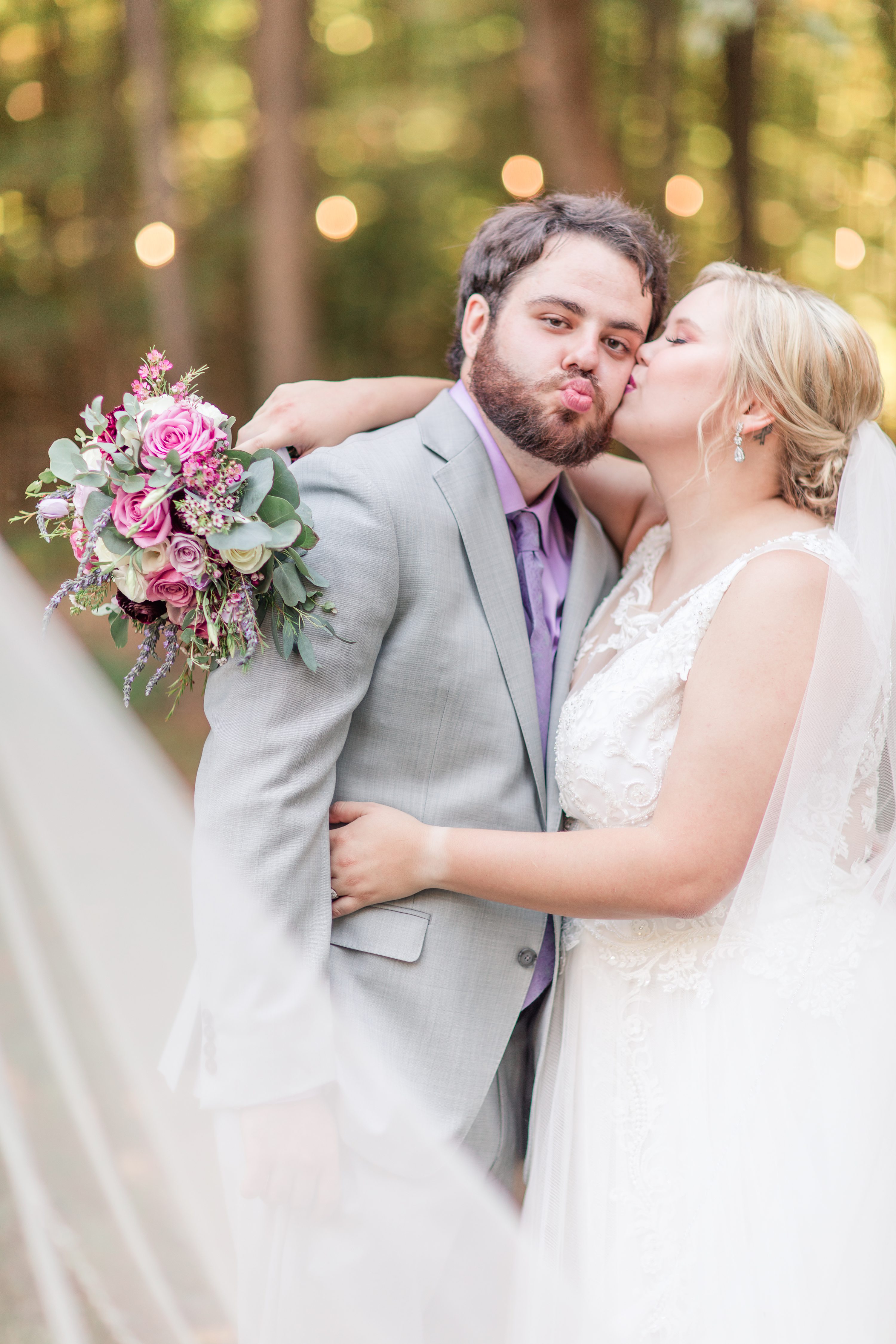  Southern Pines Photograher, Purple bridesmaids dresses