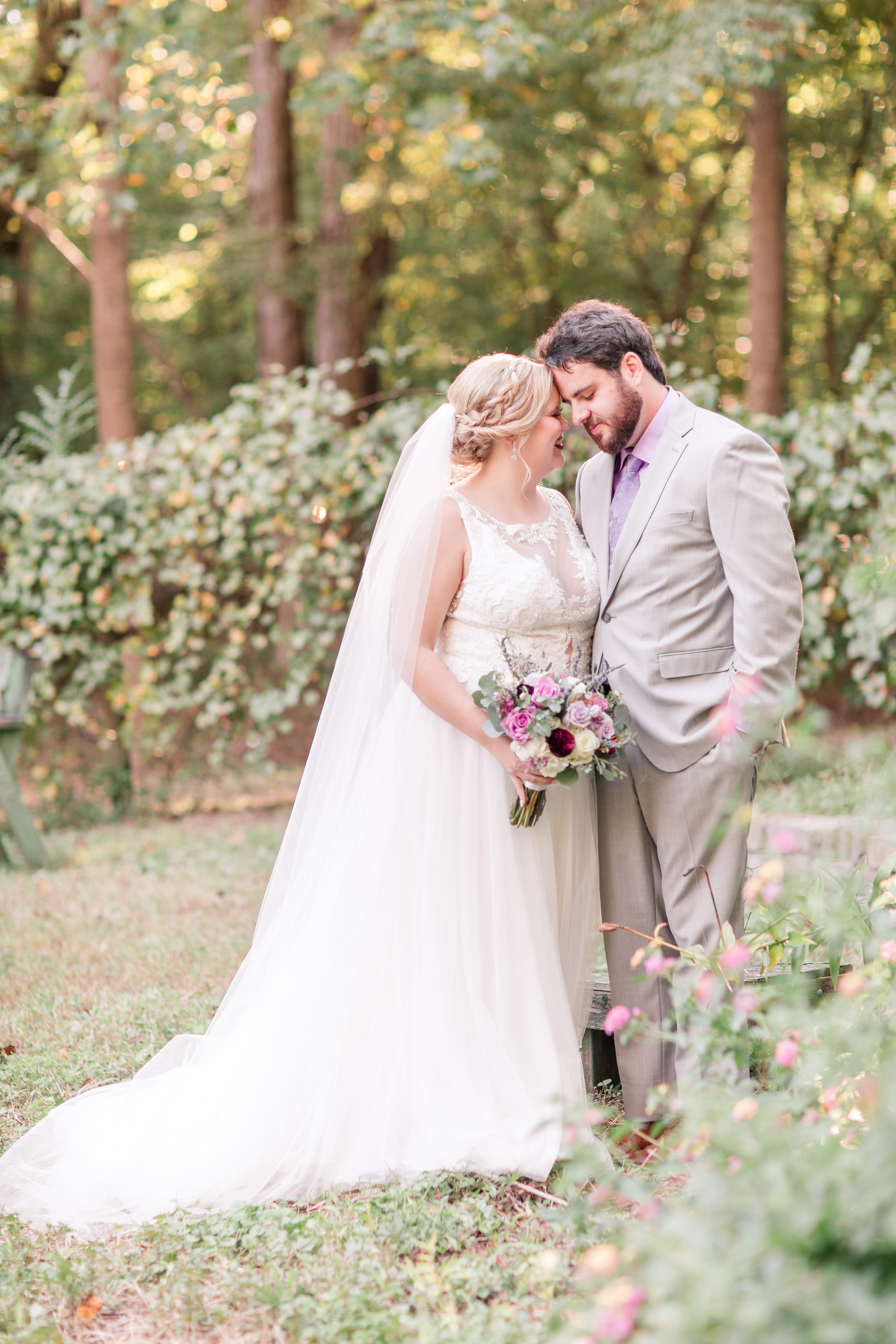 Pink and white bridal bouquet, Pinehurst Wedding Photographer