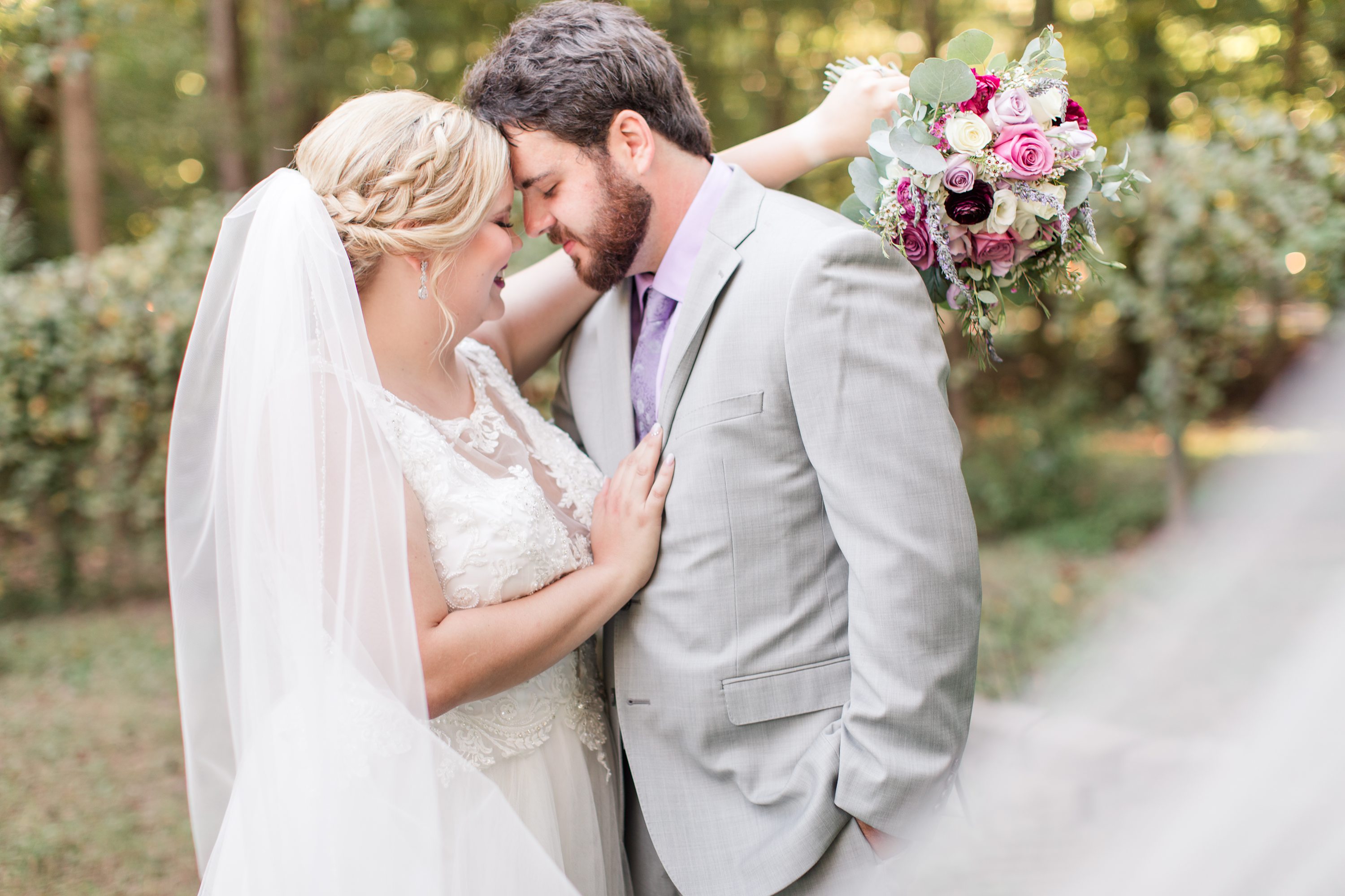 Staley NC Wedding, pink and white wedding bouquet.