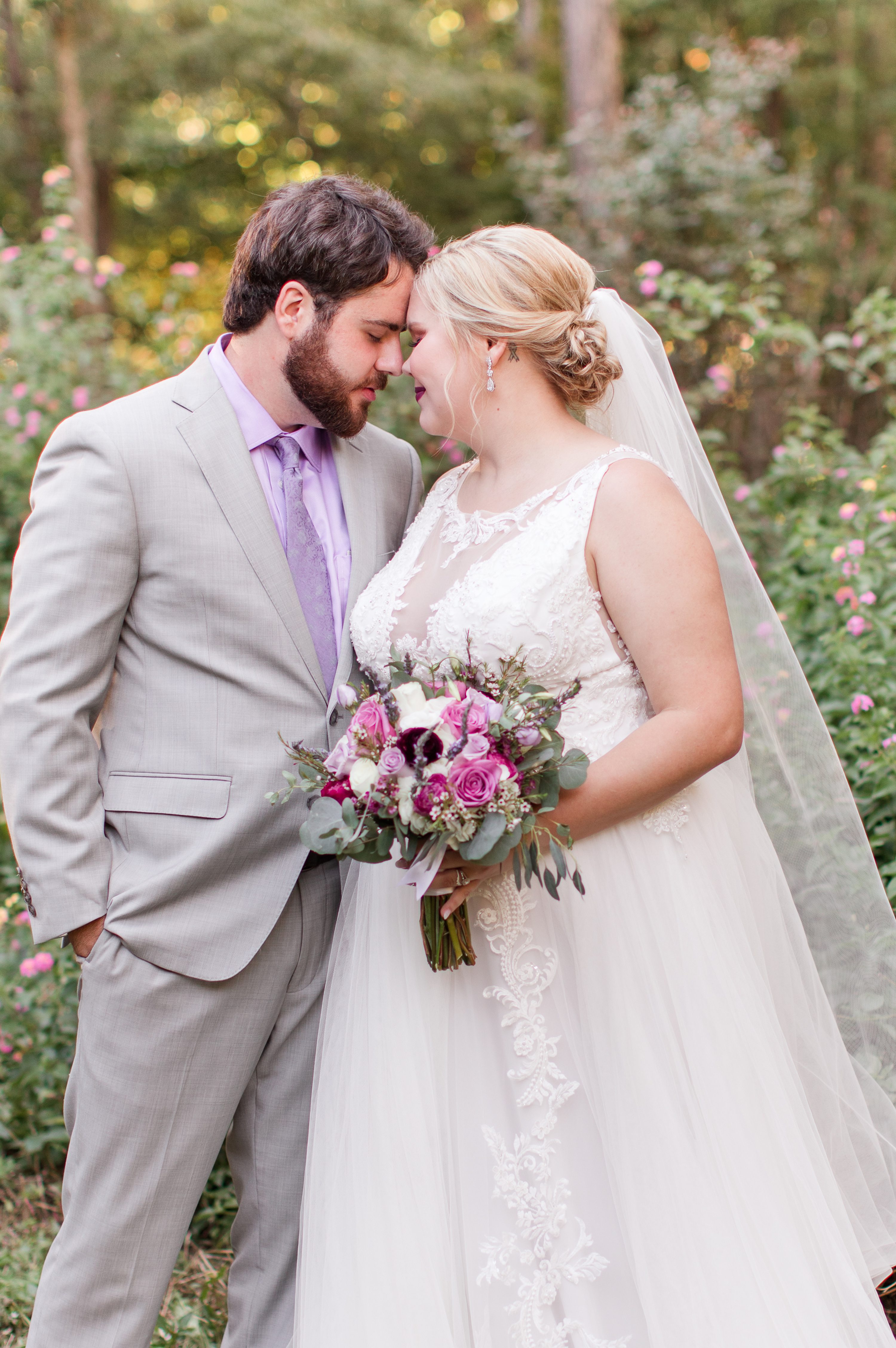 Staley NC Wedding,Pink and white bridal bouquet