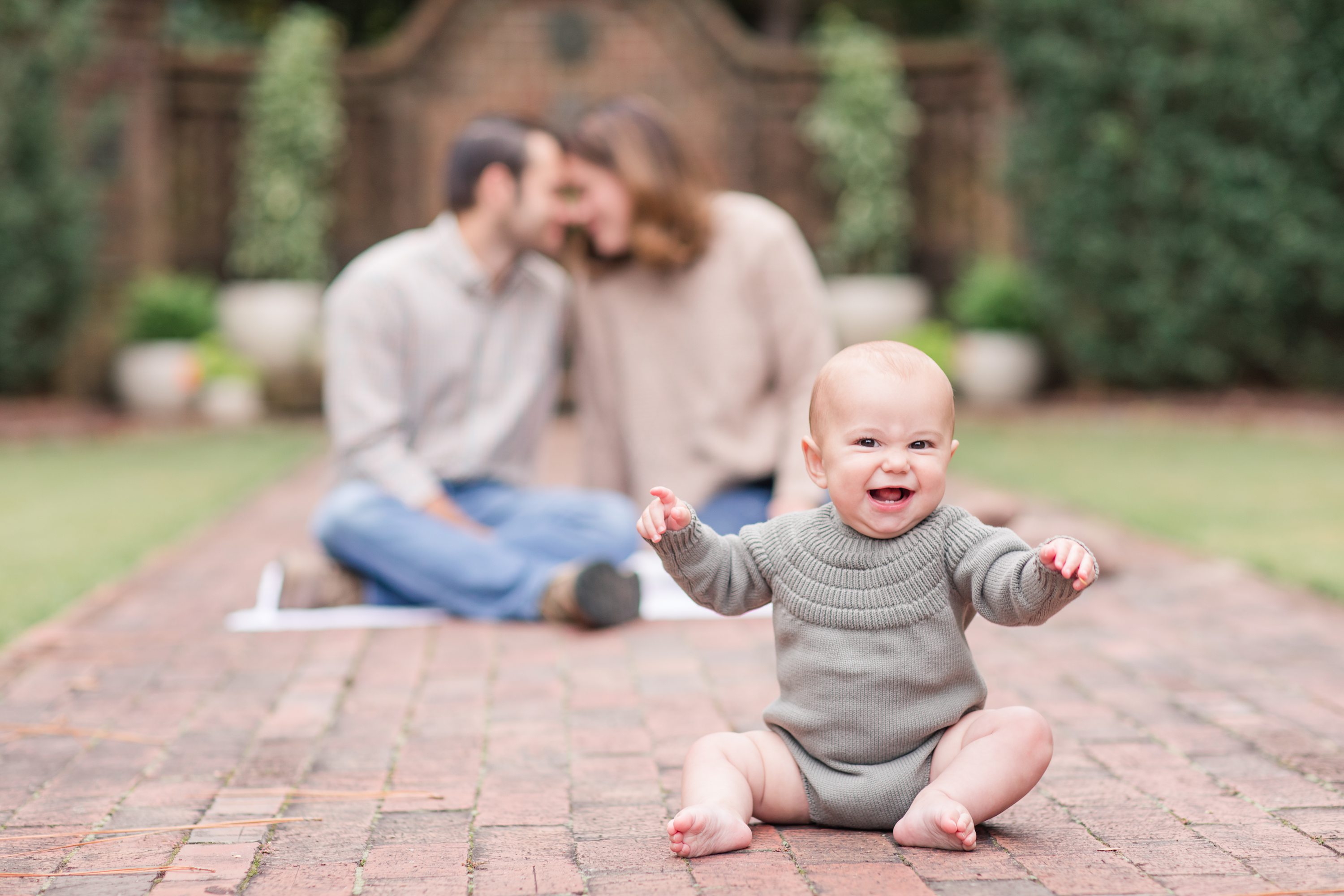 6 month portraits,Pinehurst family photographer