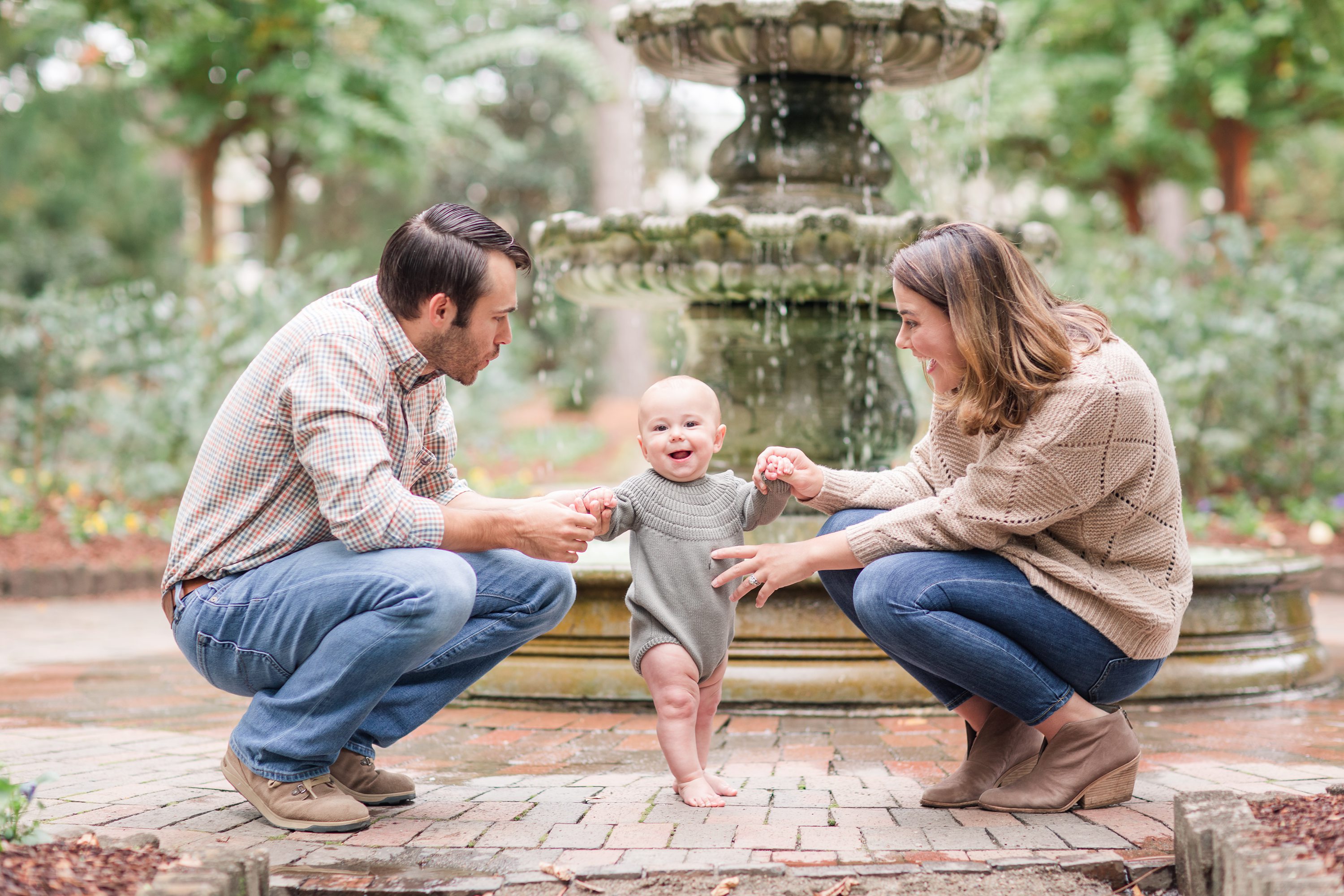 Jennifer B. Photography  Downtown Family Session in Southern Pines NC