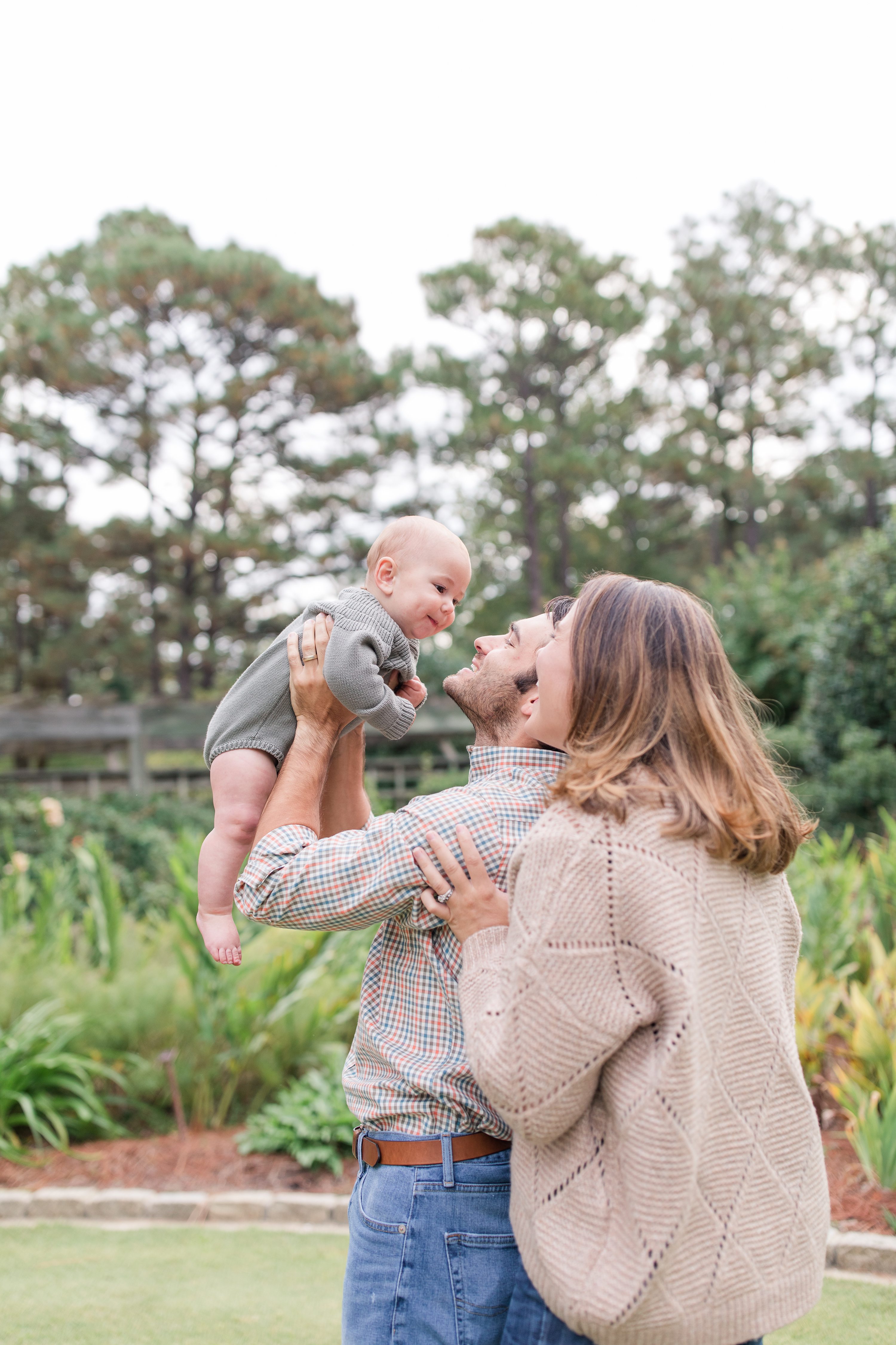Pinehurst family photographer,6 month portraits