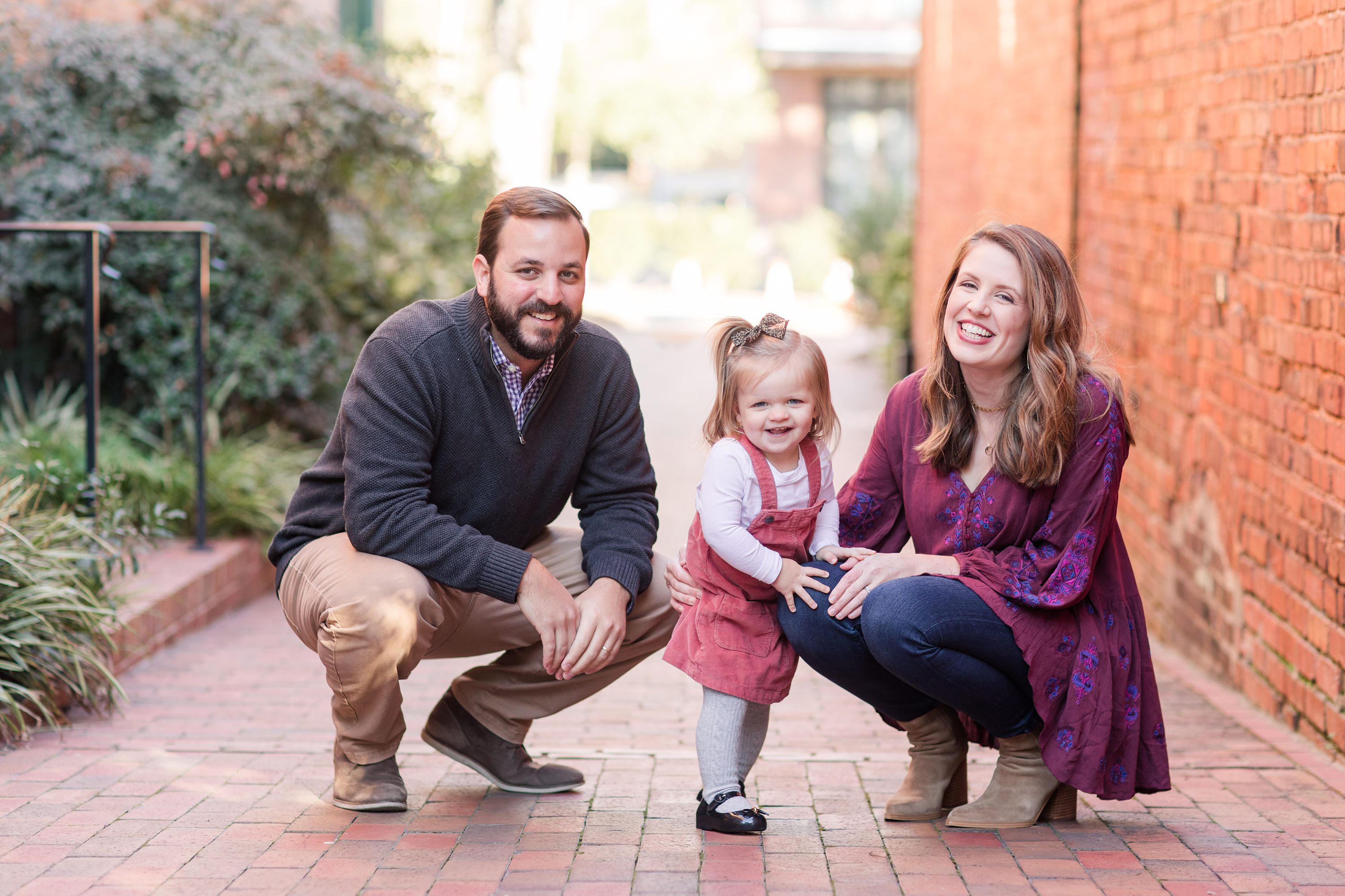 Jennifer B. Photography  Downtown Family Session in Southern Pines NC