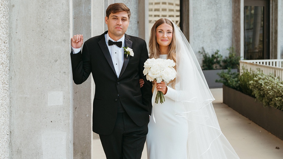 Romantic floral arrangements by Leaf and Petal,New Orleans Wedding