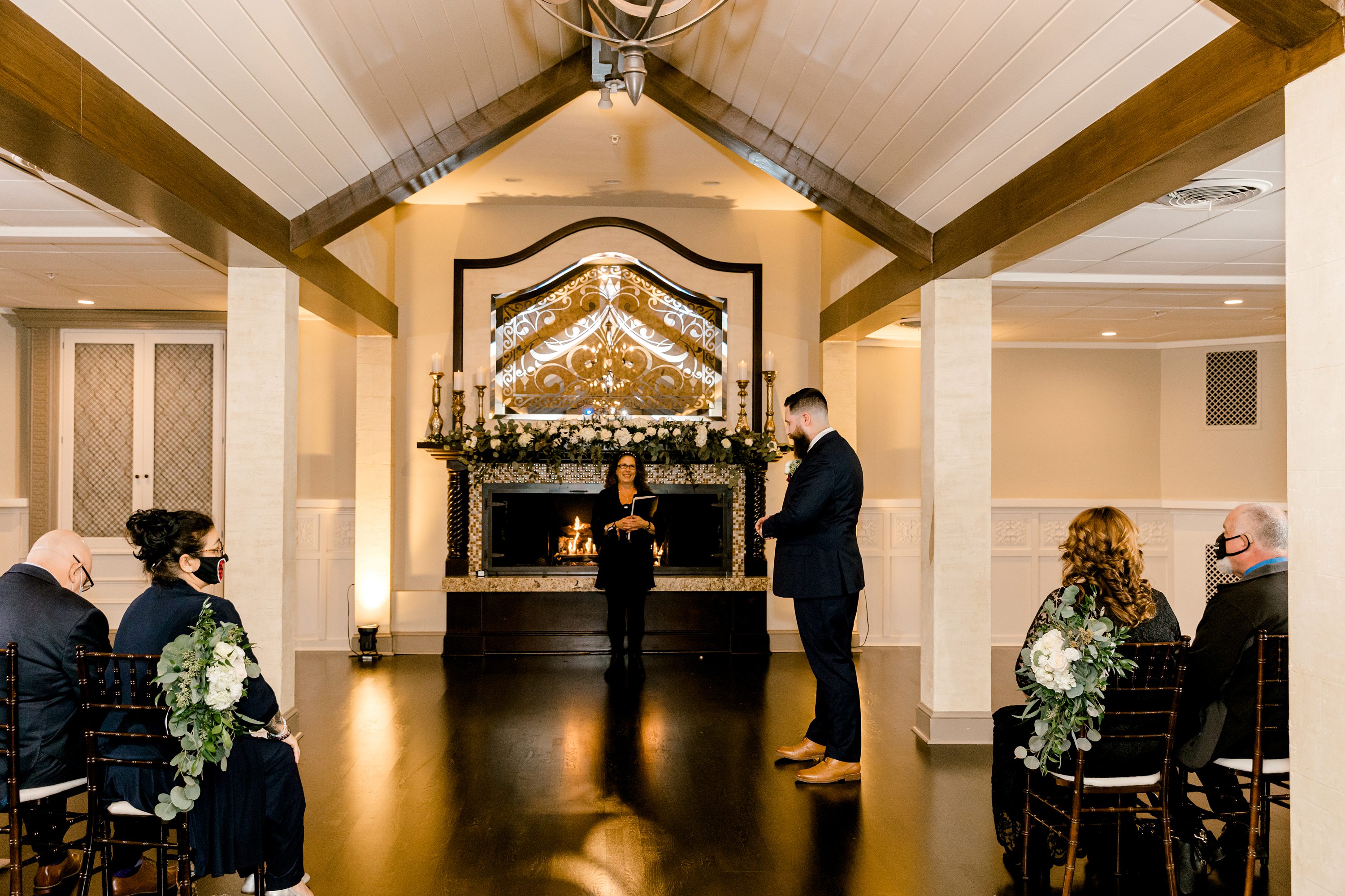 winter wedding, The Villa at Ridder Country Club