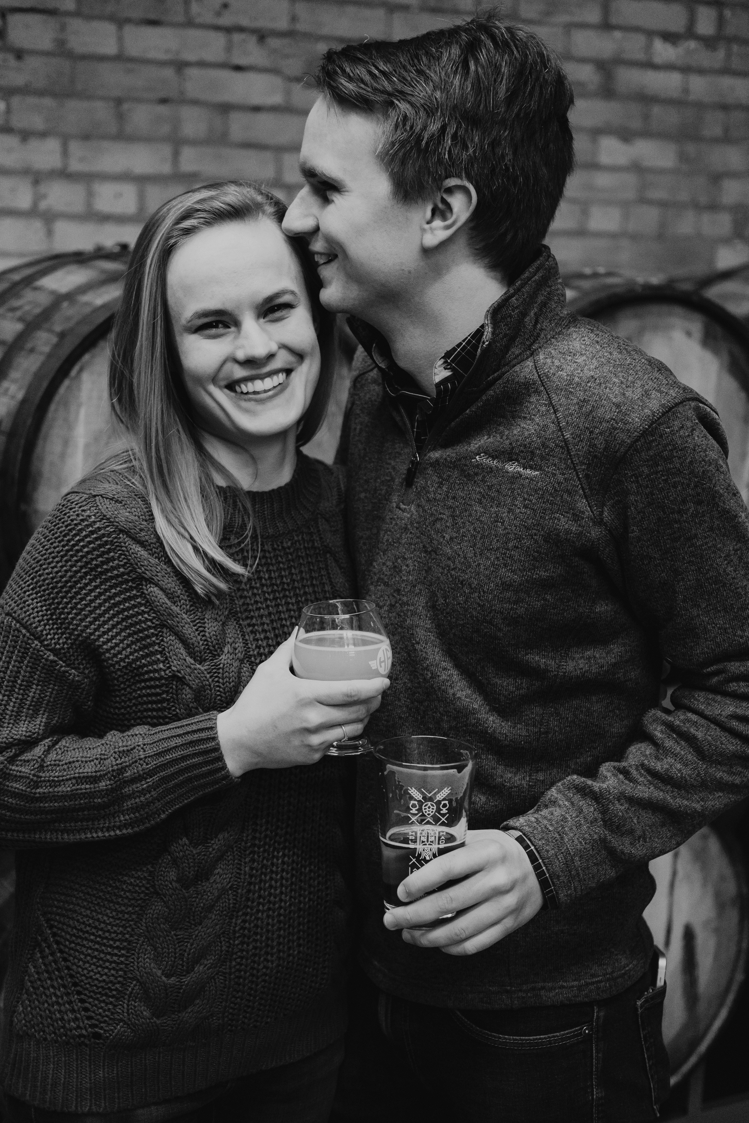 brewery engagement session,minneapolis engagement session,saint anthony main engagement session,wilde cafe engagement session,saint anthony main minneapolis,minneapolis wedding photographer