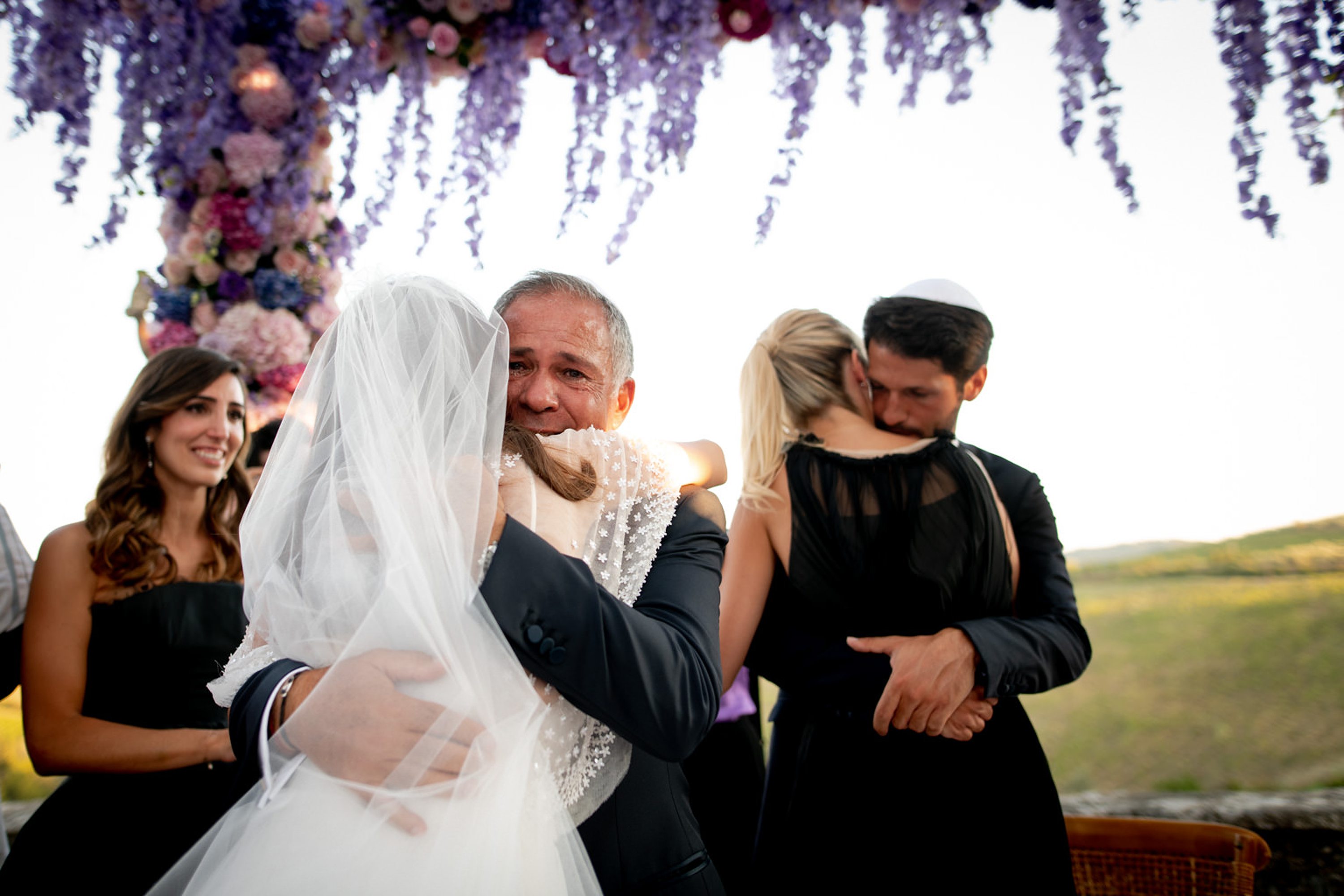Matrimonio ebraico a Firenze,Fotografie di un elegante matrimonio ebraico tra le colline del Chianti