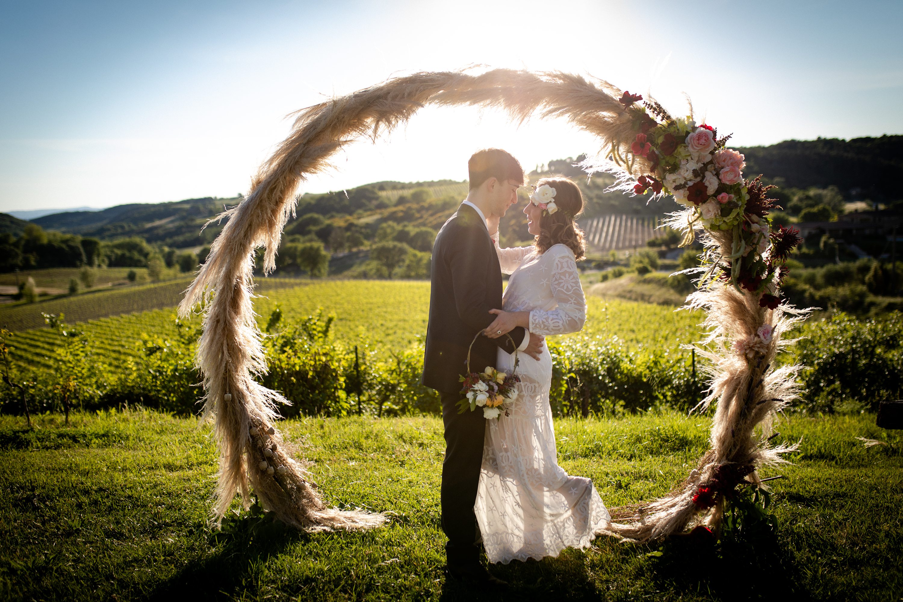 Bohémien elopement al Relais Ortaglia di Montepulciano