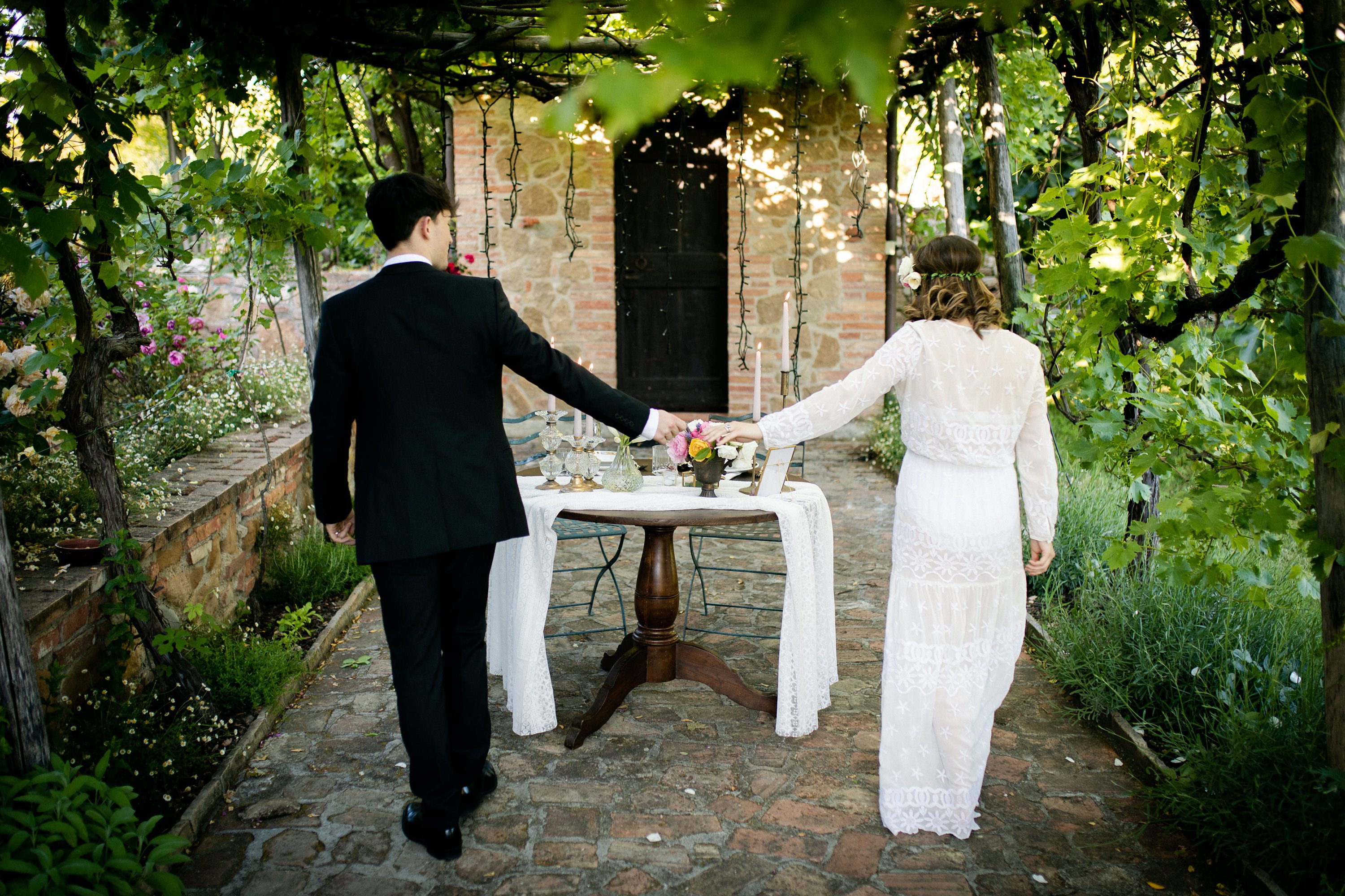 Bohémien elopement al Relais Ortaglia di Montepulciano