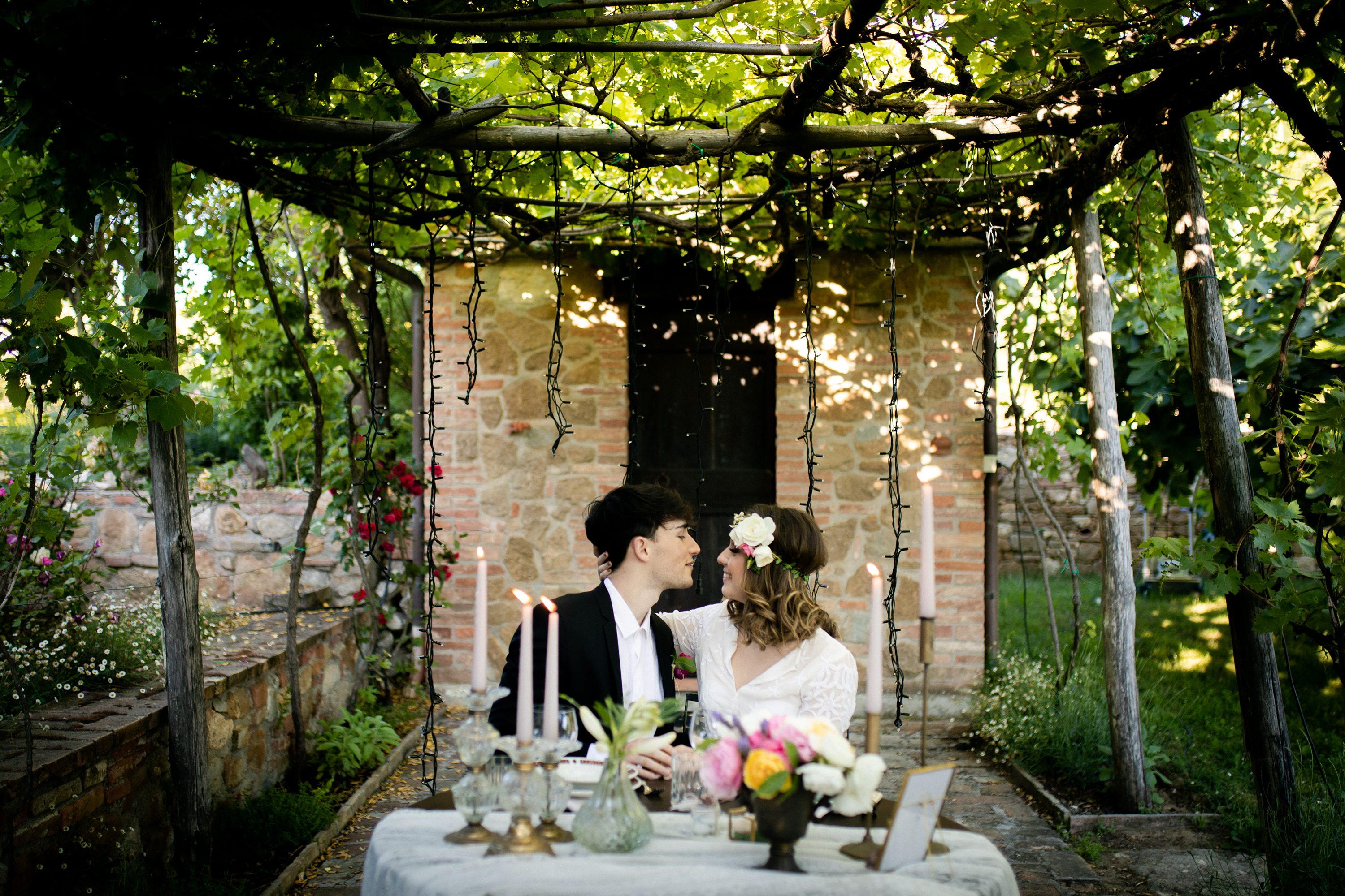 Bohémien elopement al Relais Ortaglia di Montepulciano