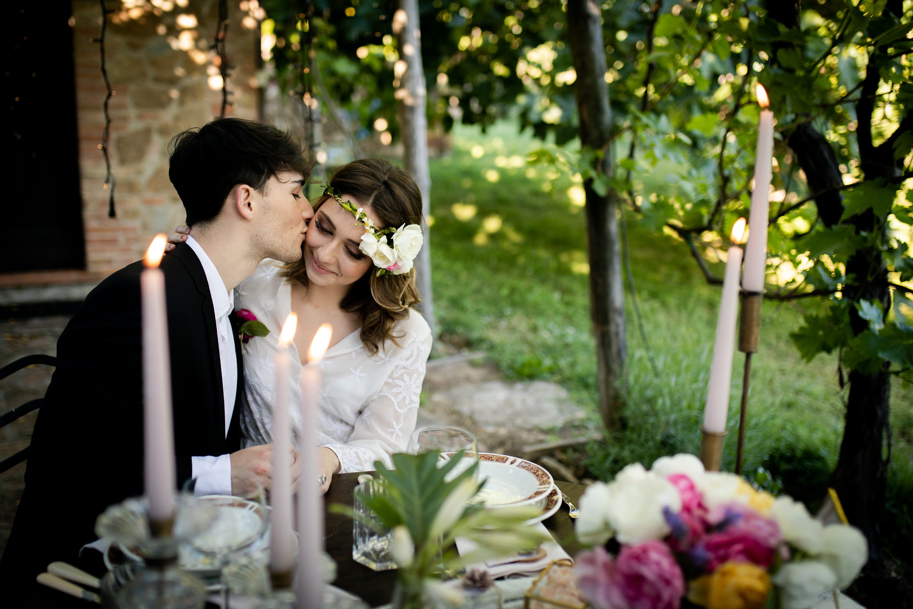 Bohémien elopement al Relais Ortaglia di Montepulciano