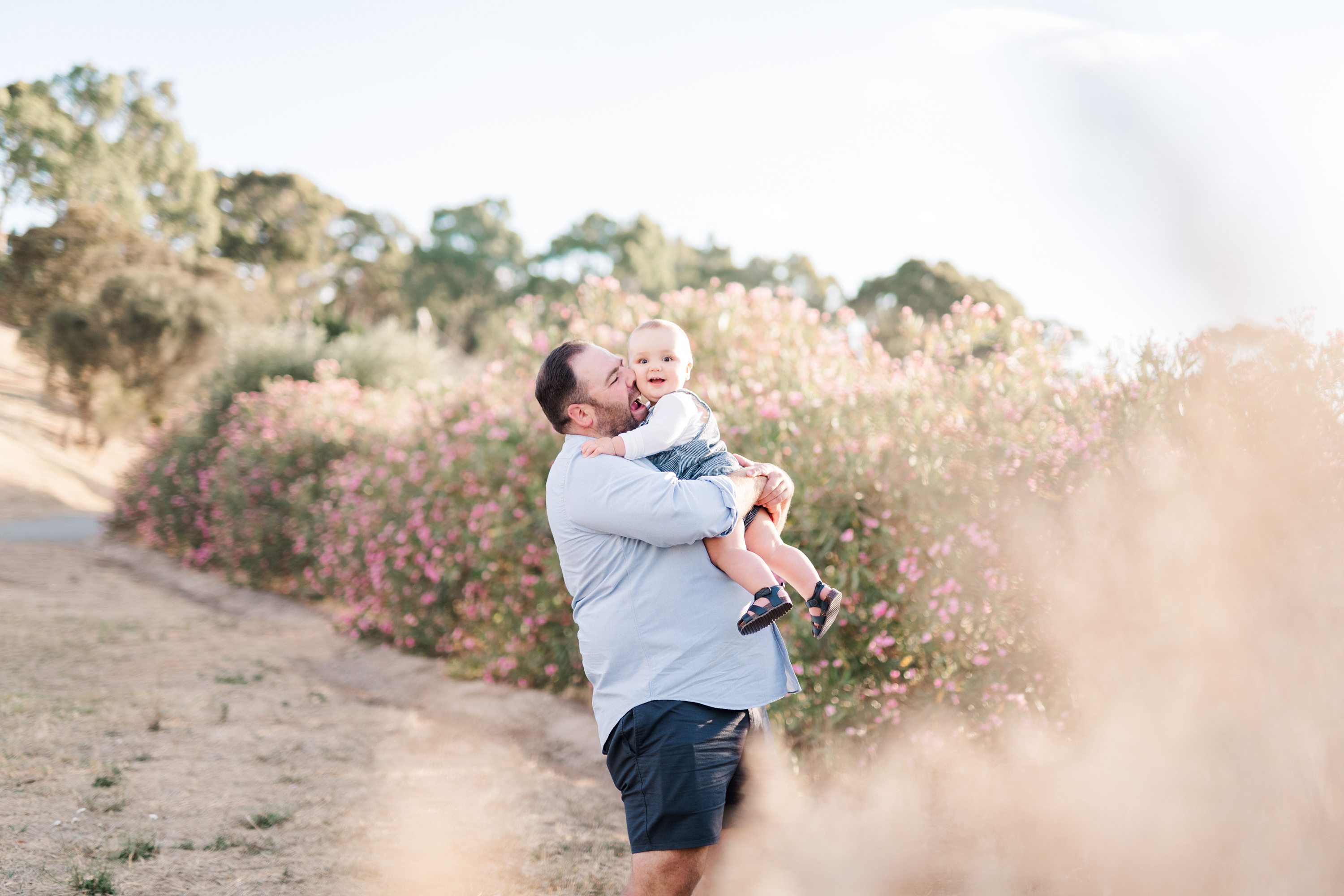 family photos adelaide hills,hillside family session