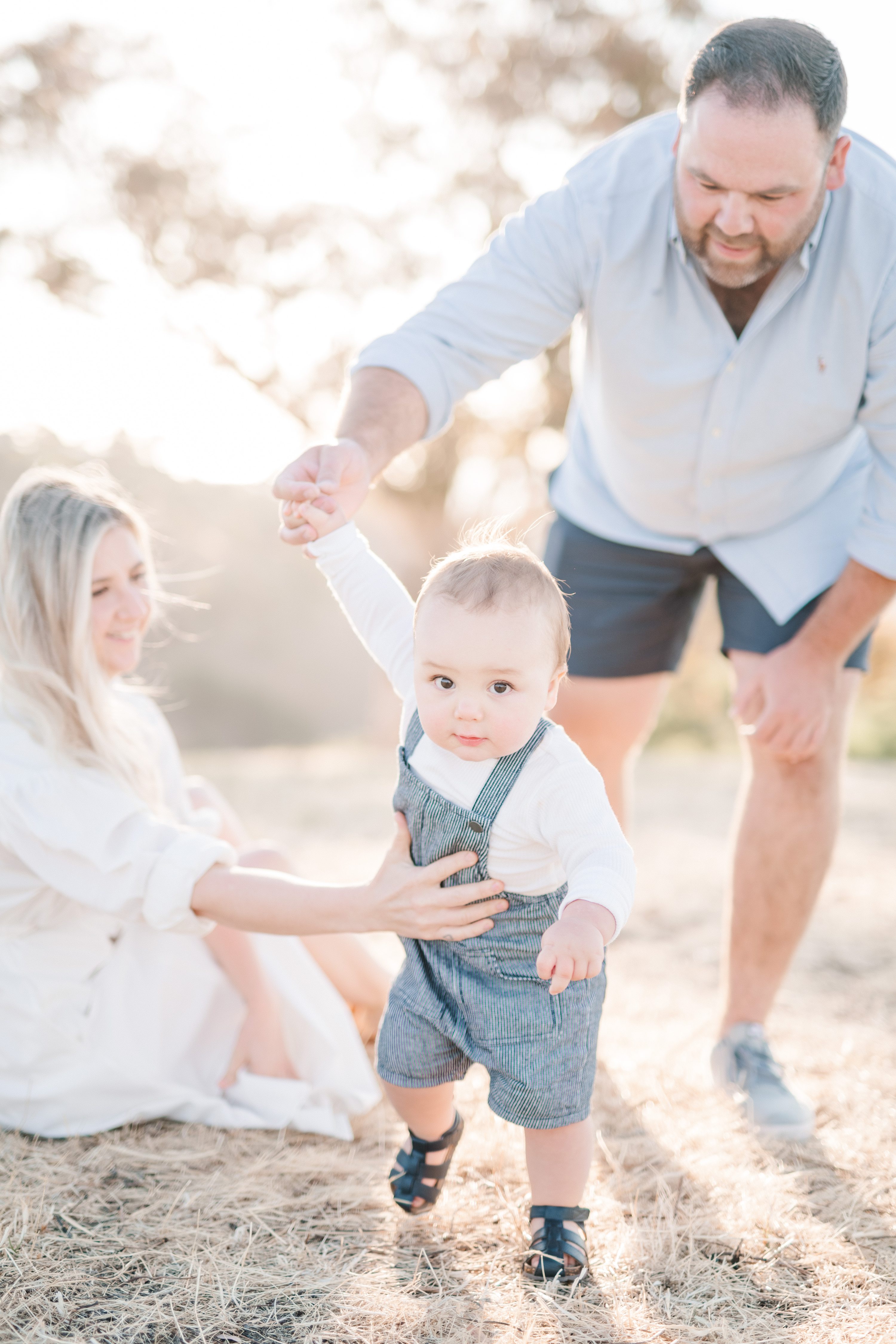 sunkissed family session,family photos adelaide hills