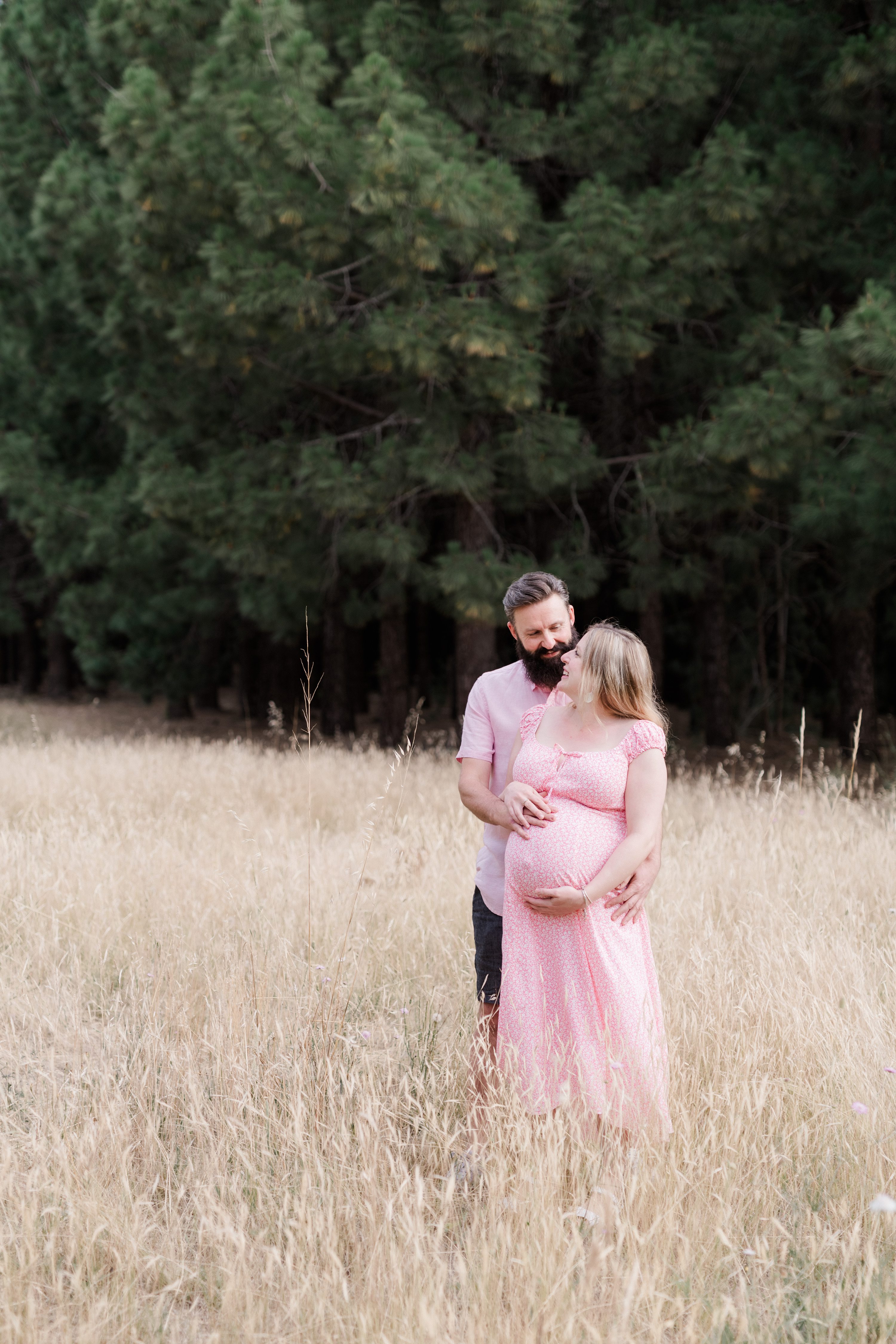 forest maternity session,adelaide hills maternity session